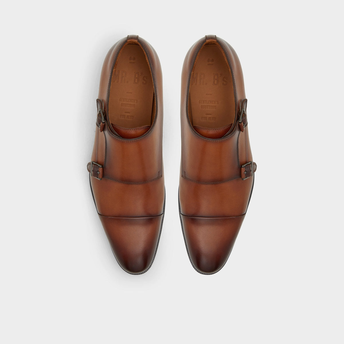 Axwell Cognac Men's Dress Shoes - Monkstrap loafer | Aldo Essential
