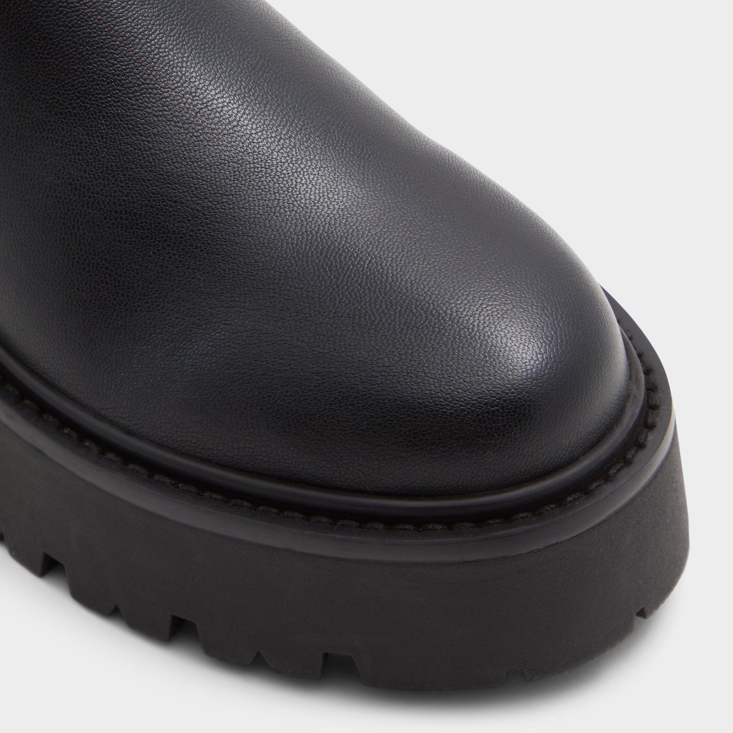 Carelden Black Women's Tall Boots - Knee-high boot, Lug sole | Aldo Signature
