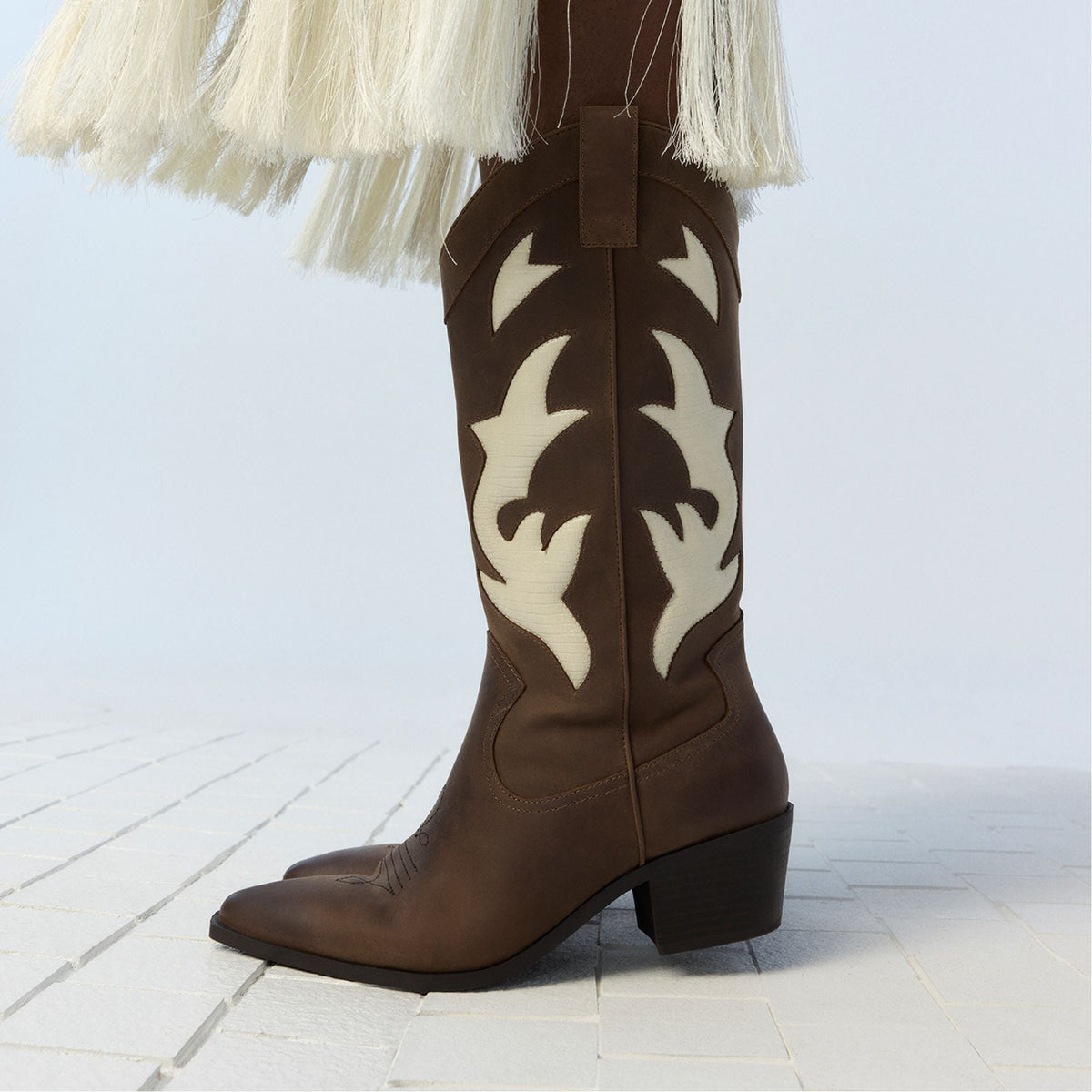 Nebraska Royal Brown Women's Western - Mid-calf western boot | Aldo Essential