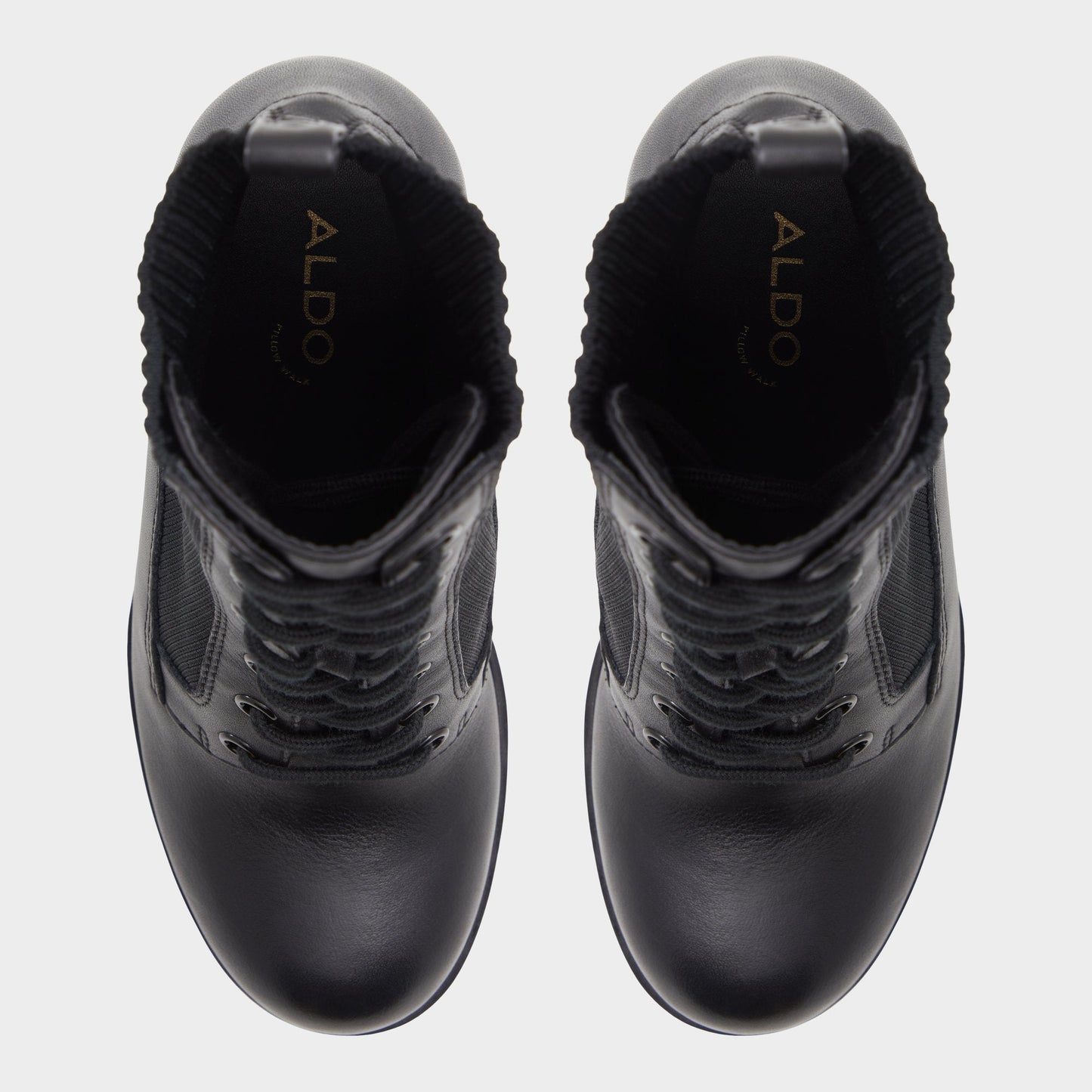 Rebellious Black Women's Combat boots - Combat ankle boot, Lug sole | Aldo Exclusive