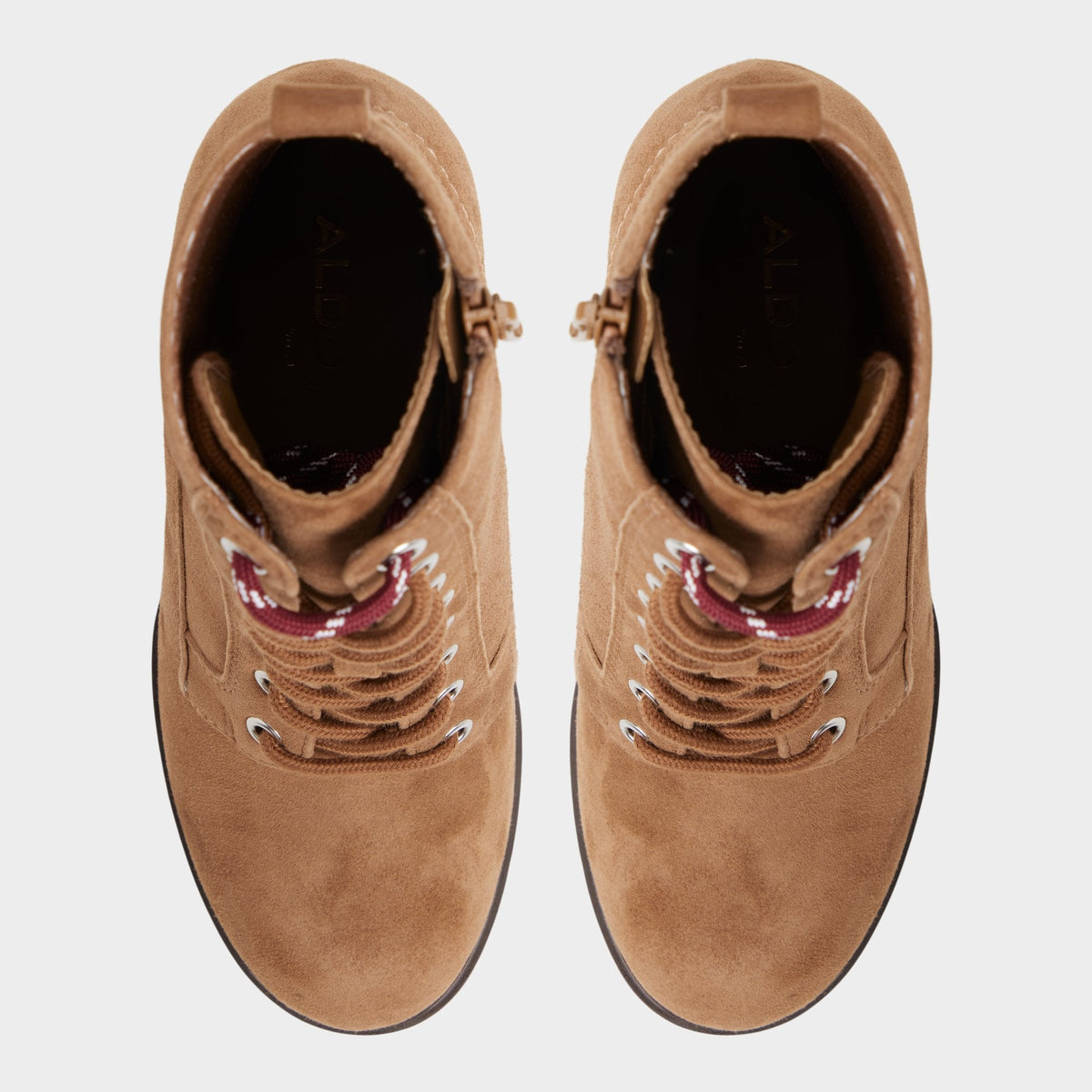 Rebelliously in Light Brown - Combat ankle boot, Lug sole | Aldo Essential