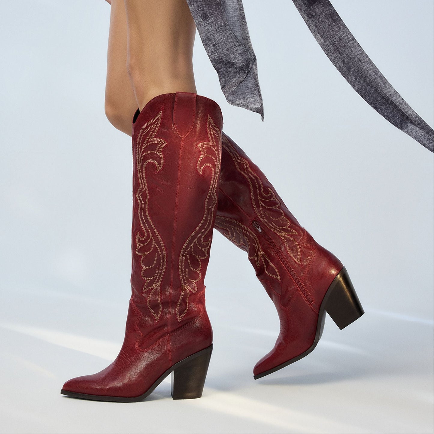 Alamo Medium Red Women's Western - Western boot | Aldo Best Seller