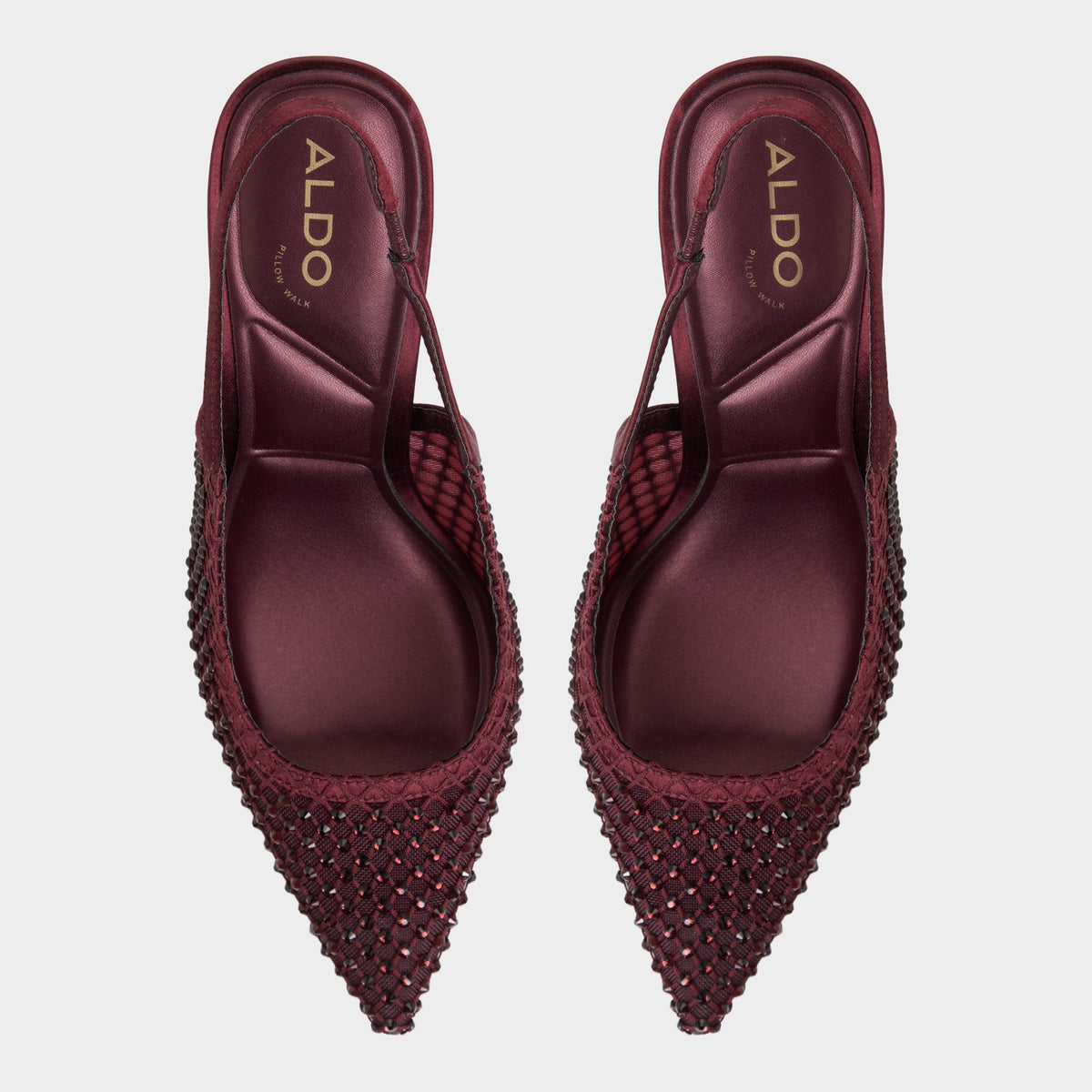 Marciana in Burgundy 14151906 - Slingback heel, Stiletto heel | Aldo Recommended