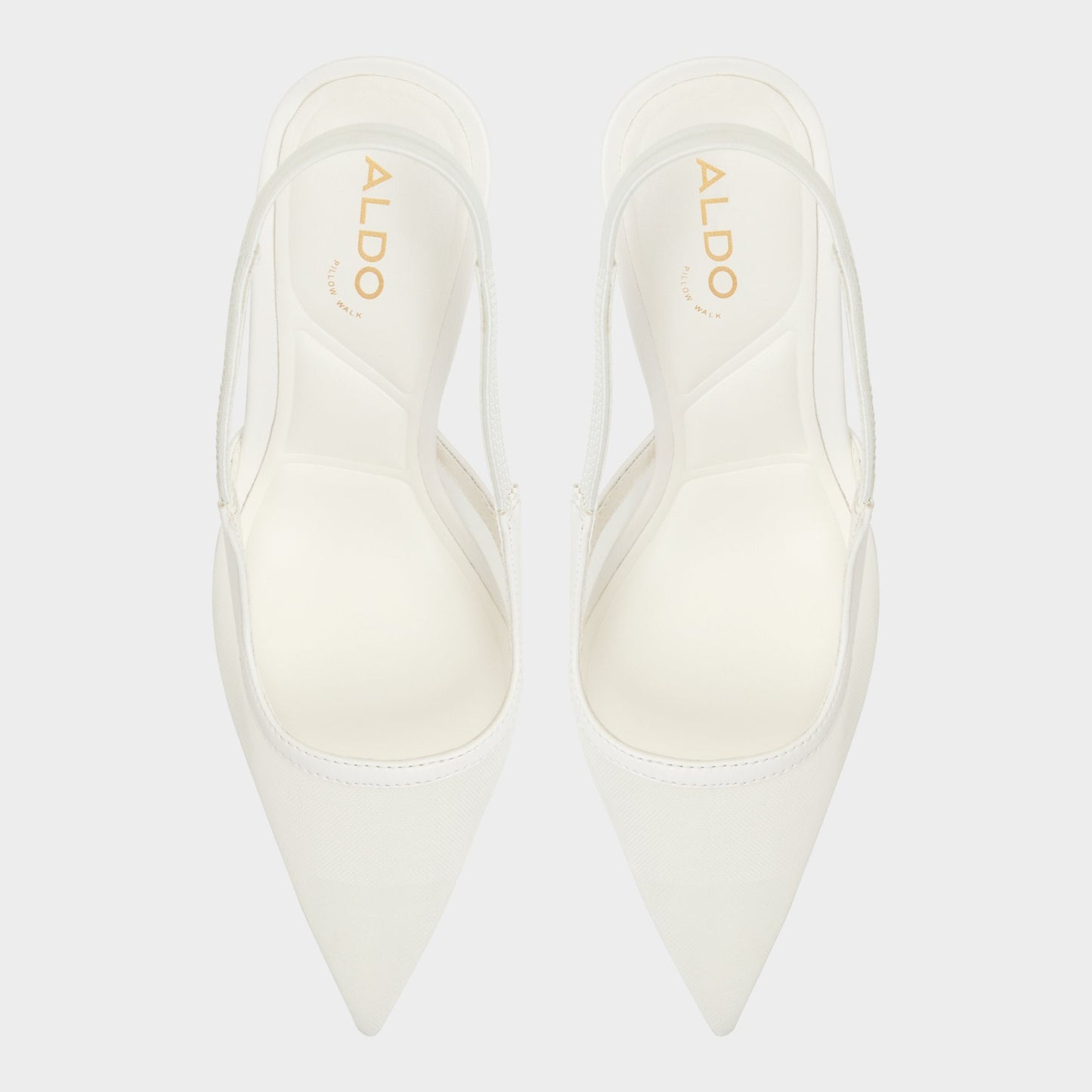 Evania White Women's Slingbacks - Slingback heel | Aldo New