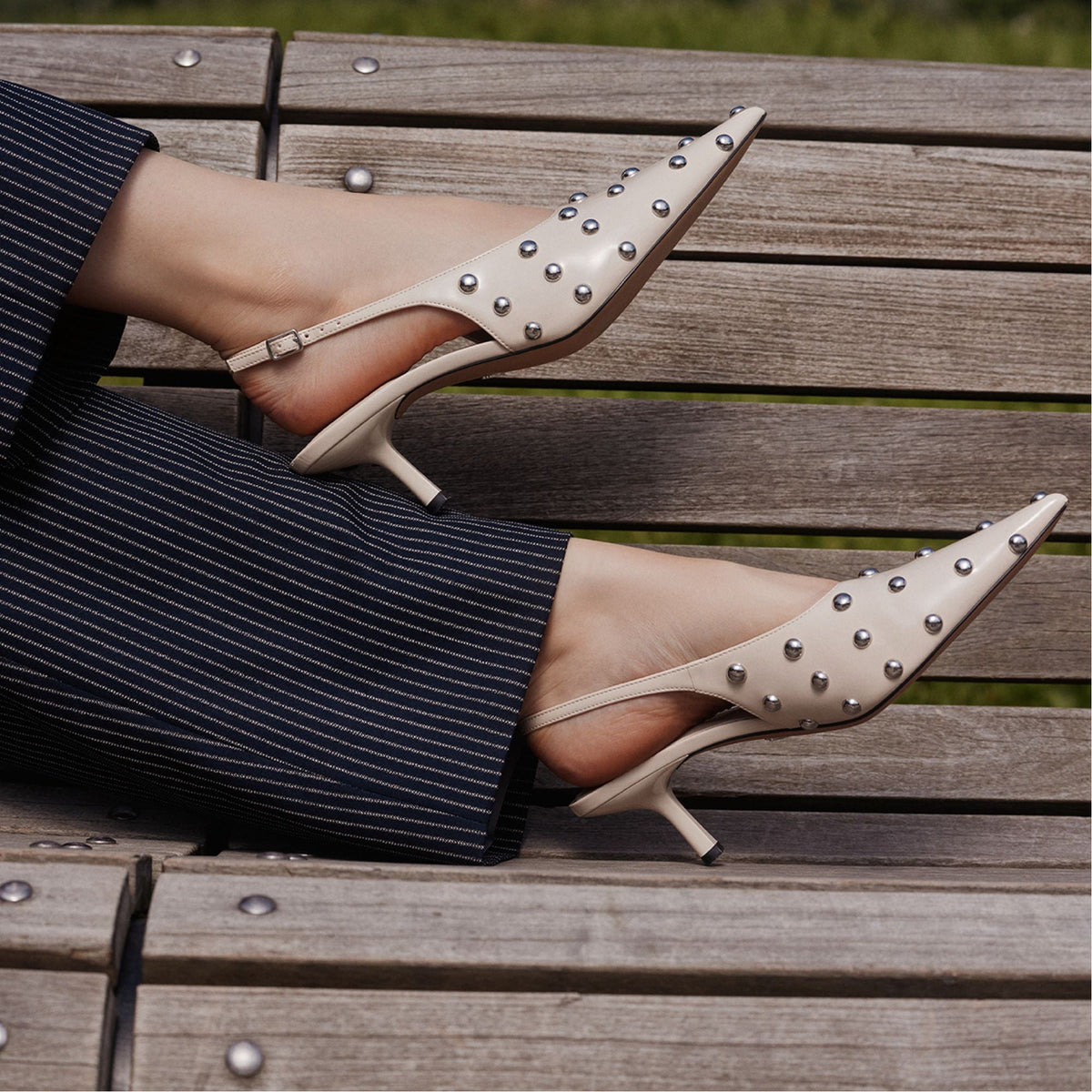 Naiarah in Cream 14118390 - Slingback heel, Stiletto heel | Aldo Recommended