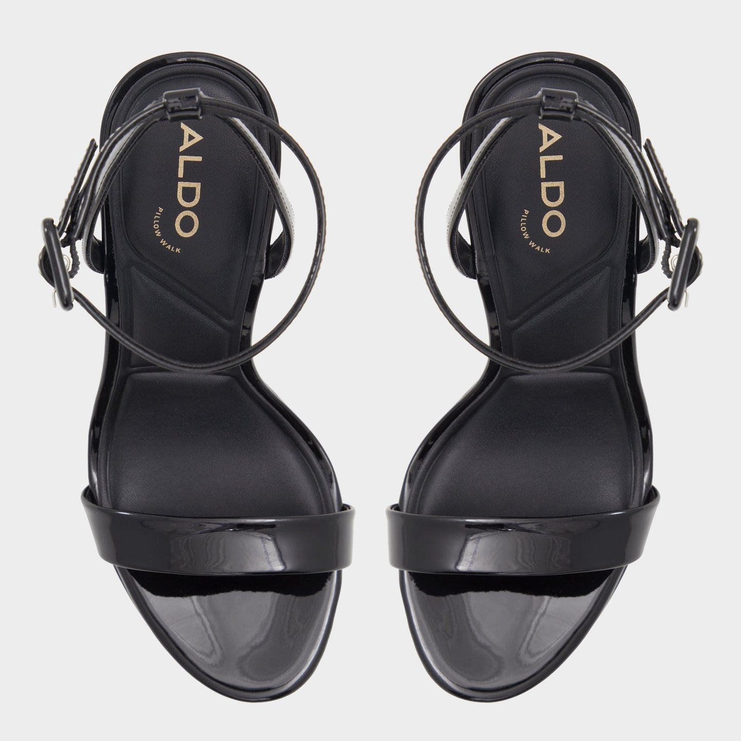Katelina Black Women's Heeled sandals - Strappy heeled sandal, Stiletto platform | Aldo Exclusive