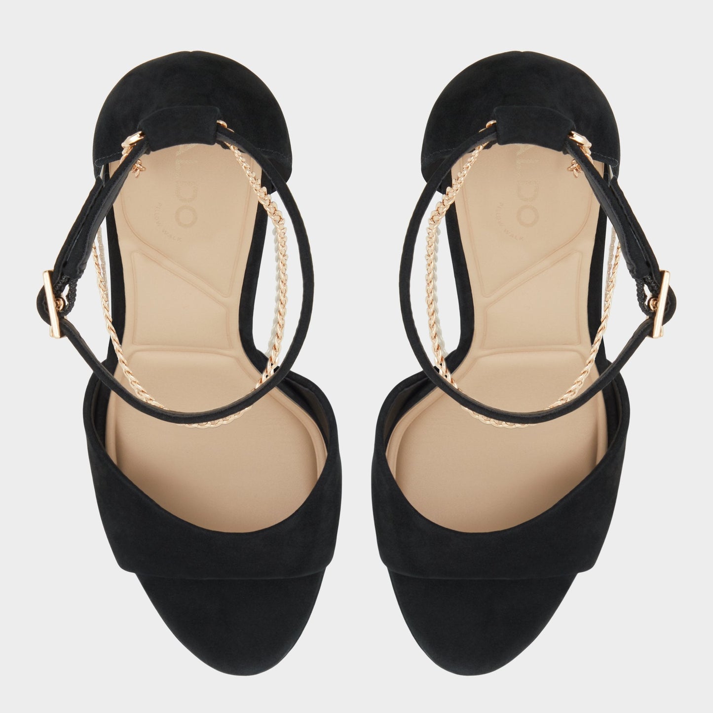 Afumeth Black Overflow Women's Platform sandals - Strappy heeled sandal, Stiletto platform | Aldo Signature