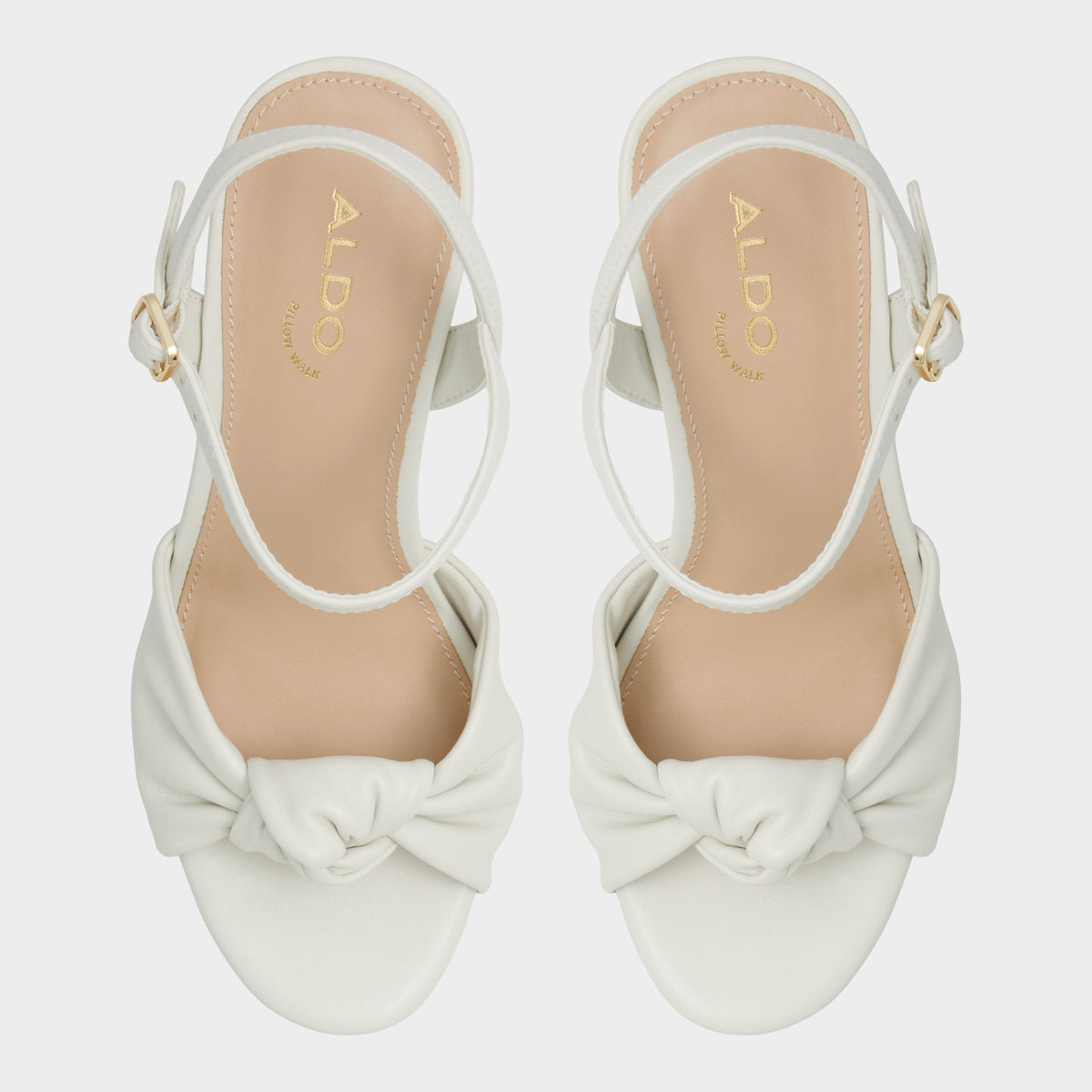 Ulialdan White/Bone Women's Platform sandals - Strappy heeled sandal, Platform | Aldo Premium