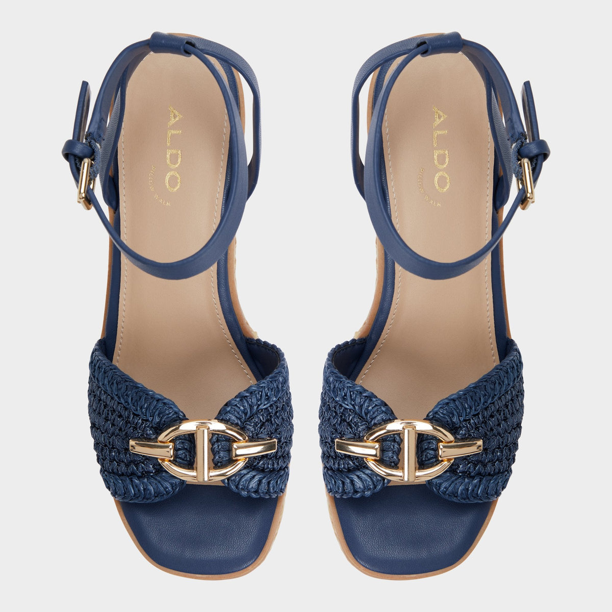 Ybylin Navy Women's Platform sandals - Wedge sandal | Aldo Popular