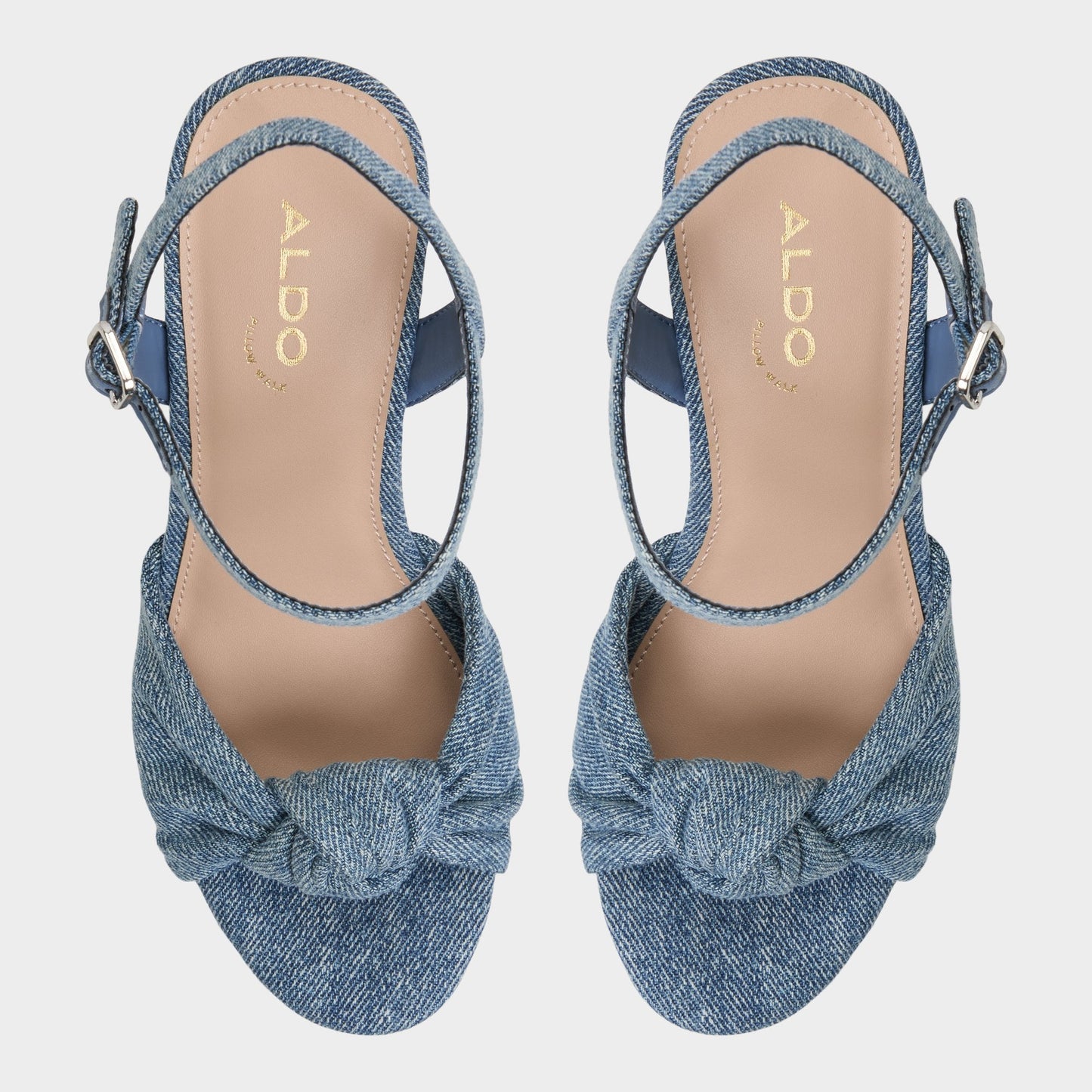 Ulialdan Blue Combo Women's Platform sandals - Strappy heeled sandal | Aldo Trending