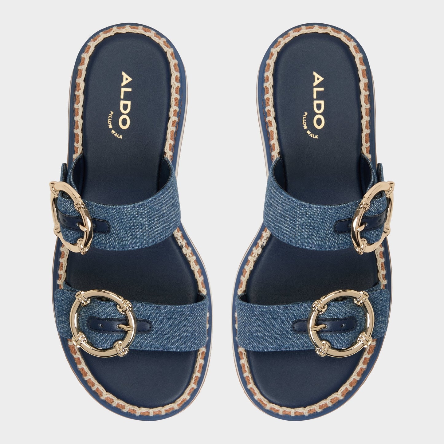 Kaeithien Dark Blue Women's Platform sandals - Slide sandal | Aldo Popular