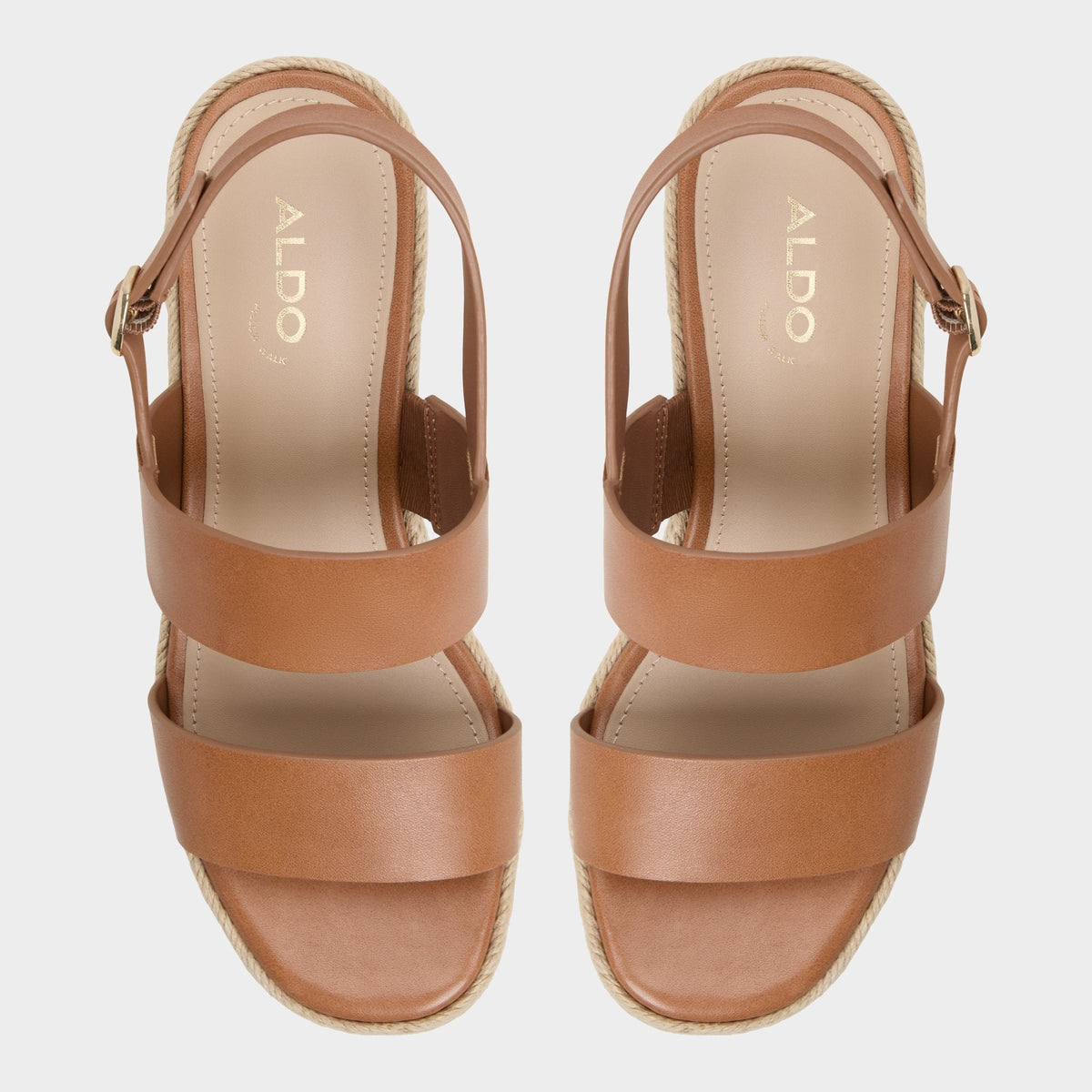 Keoni Medium Brown Women's Platform sandals - Wedge sandal | Aldo Trending