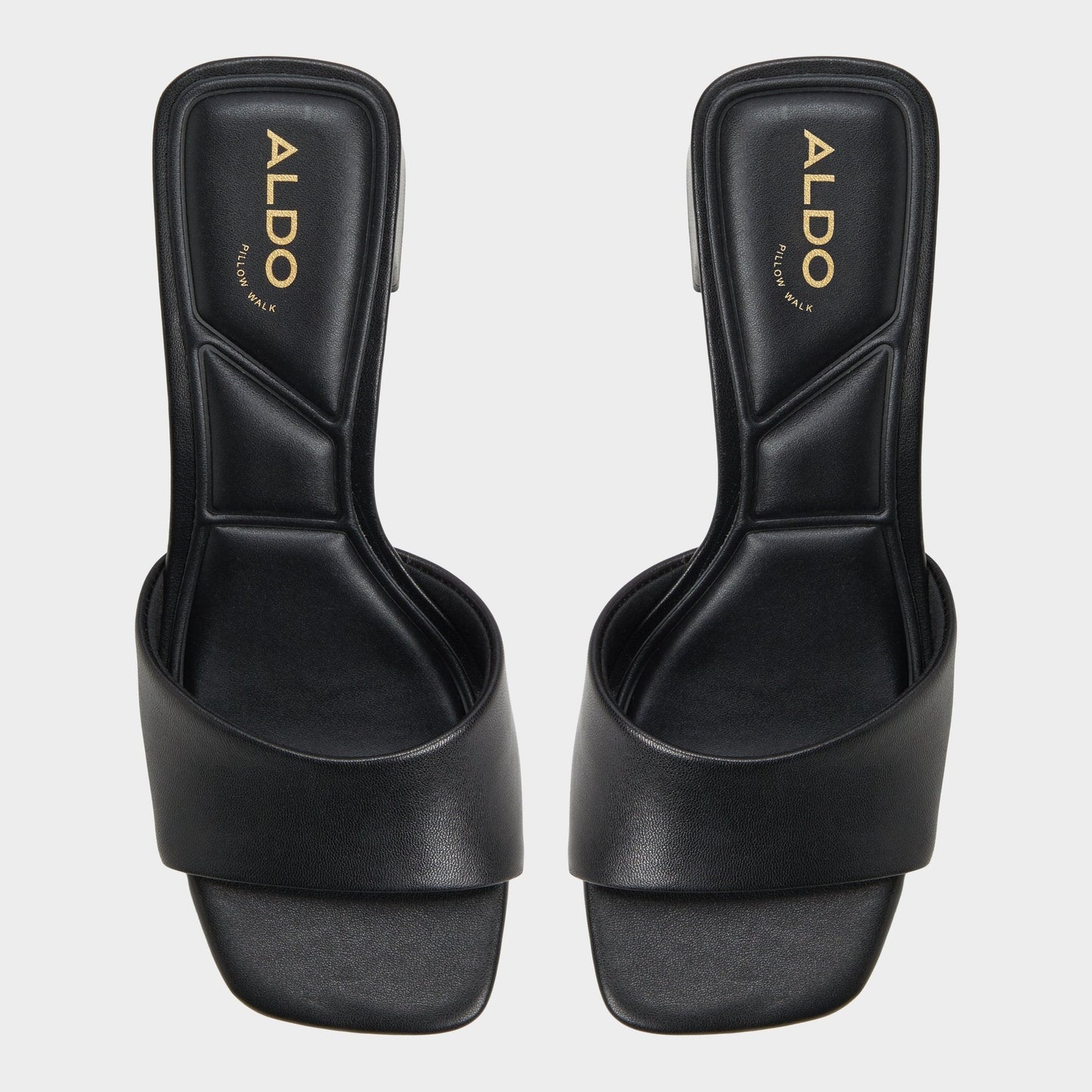 Tisha Black Women's Heeled mules - Heeled mule, Block heel | Aldo Recommended