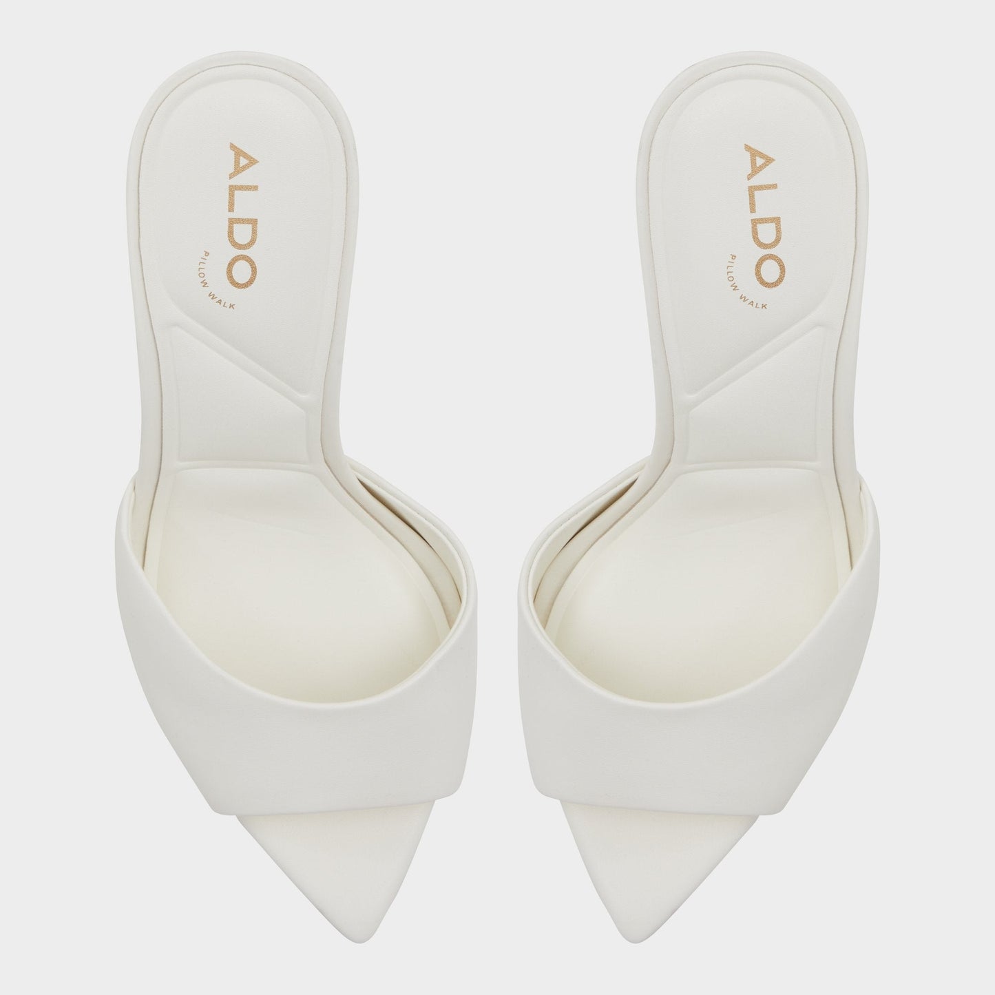 Anniebrilden White Women's Heeled mules - Heeled mule, Stiletto heel | Aldo Essential