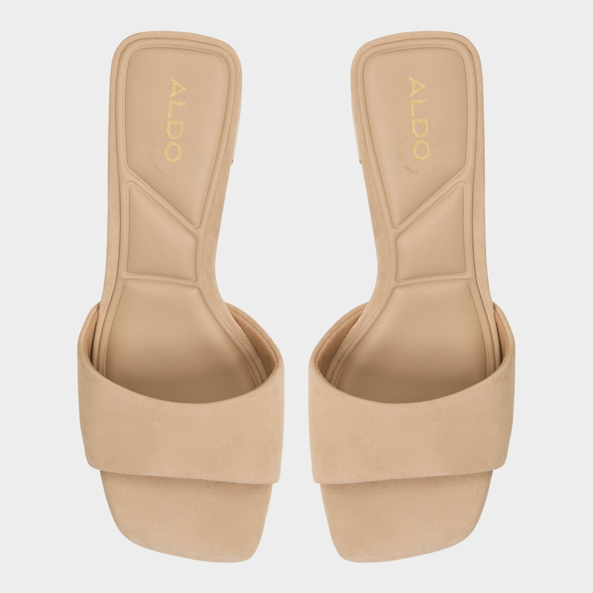 Tisha Beige Women's Heeled mules - Heeled mule, Block heel | Aldo Trending