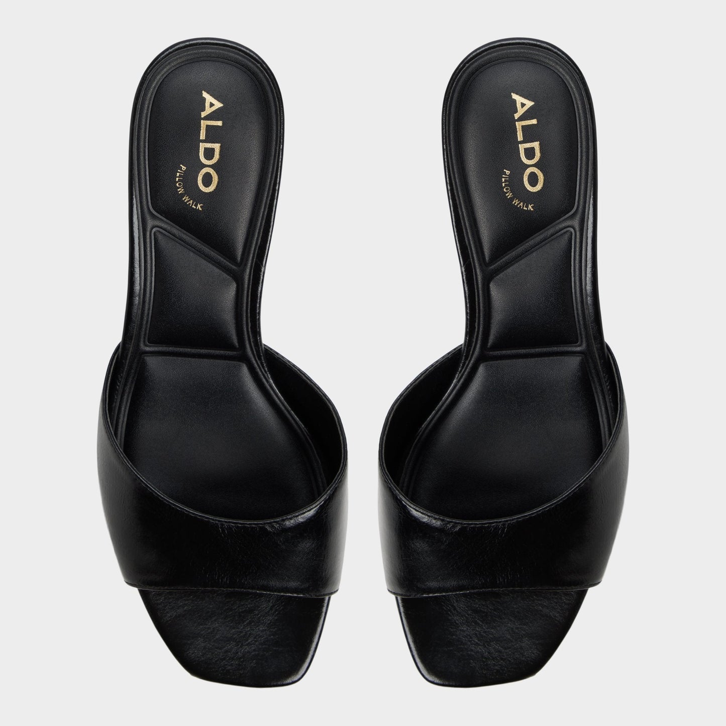 Haeden Black Women's Heeled mules - Heeled mule, Kitten heel | Aldo Featured