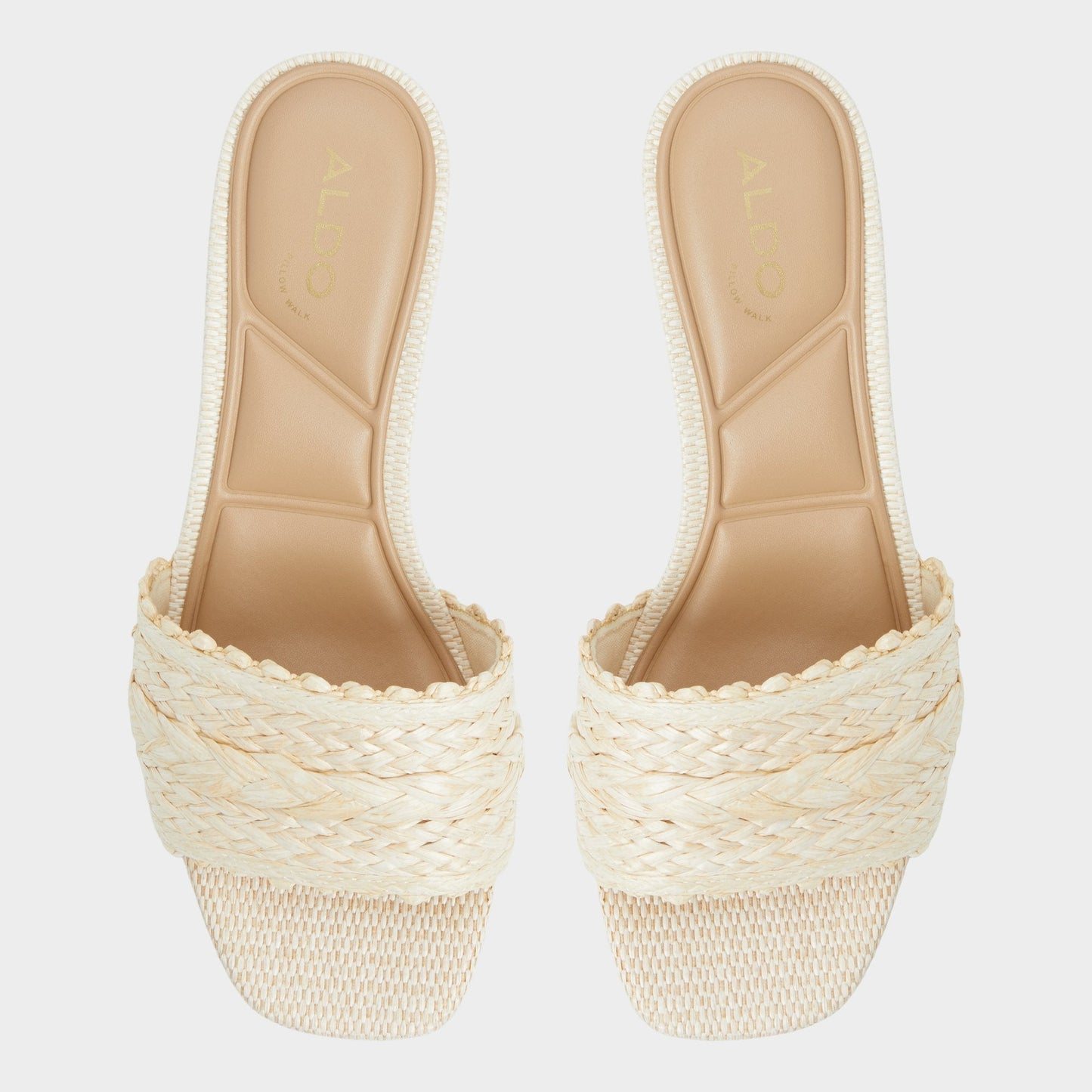 Claudina Natural Women's Block heels - Heeled mule, Block heel | Aldo Premium