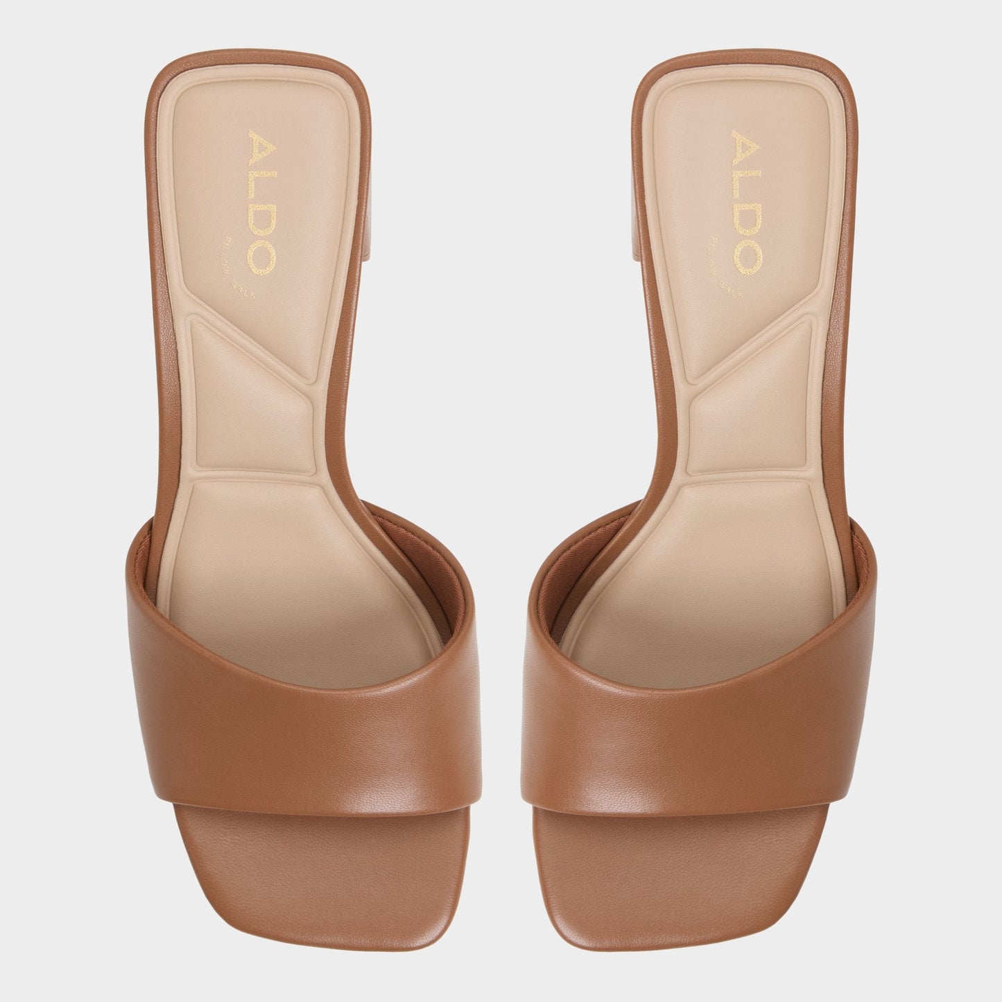 Tisha Tan Women's Heeled mules - Heeled mule, Block heel | Aldo Classic