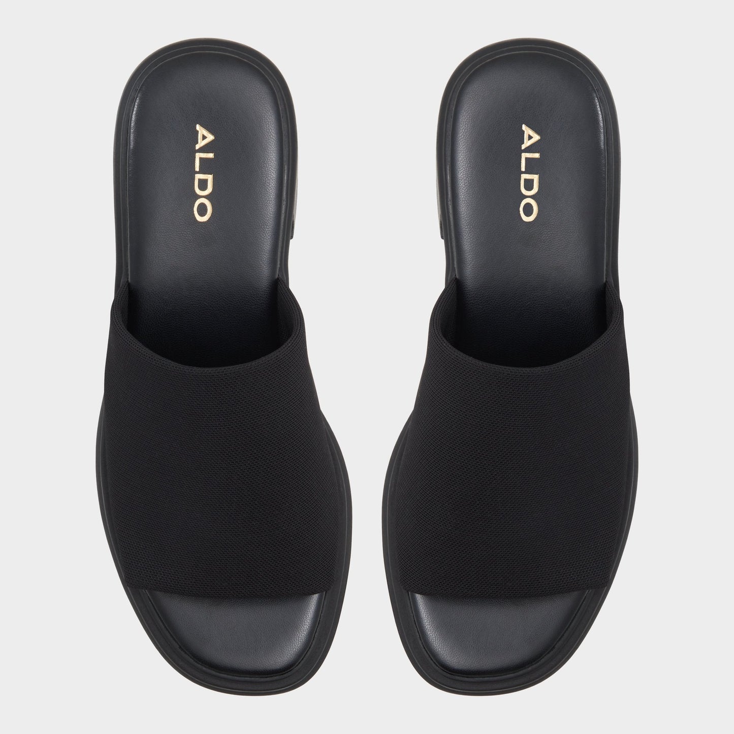 Harrietta Black Women's Wedges - Heeled mule, Block heel | Aldo New