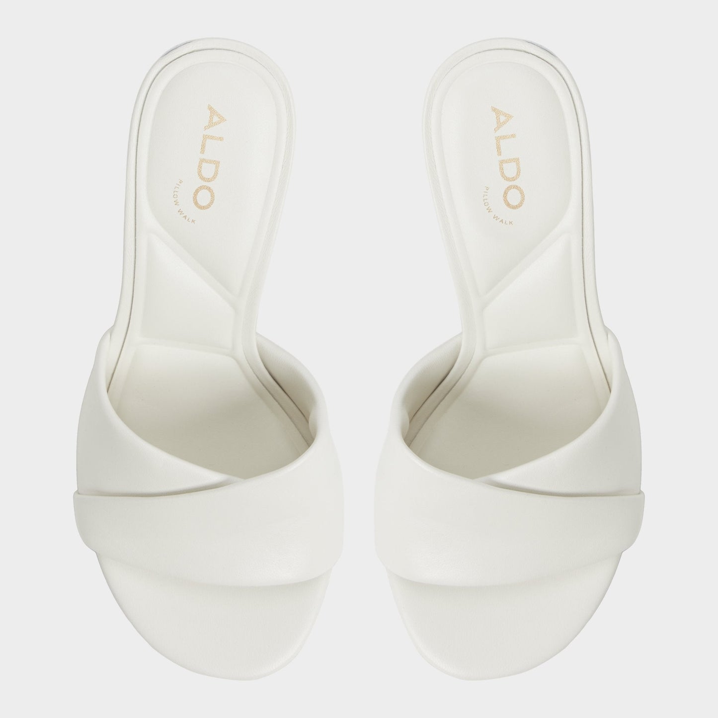 Lyhanna White/Bone Women's Heeled mules - Heeled mule, Stiletto heel | Aldo Recommended