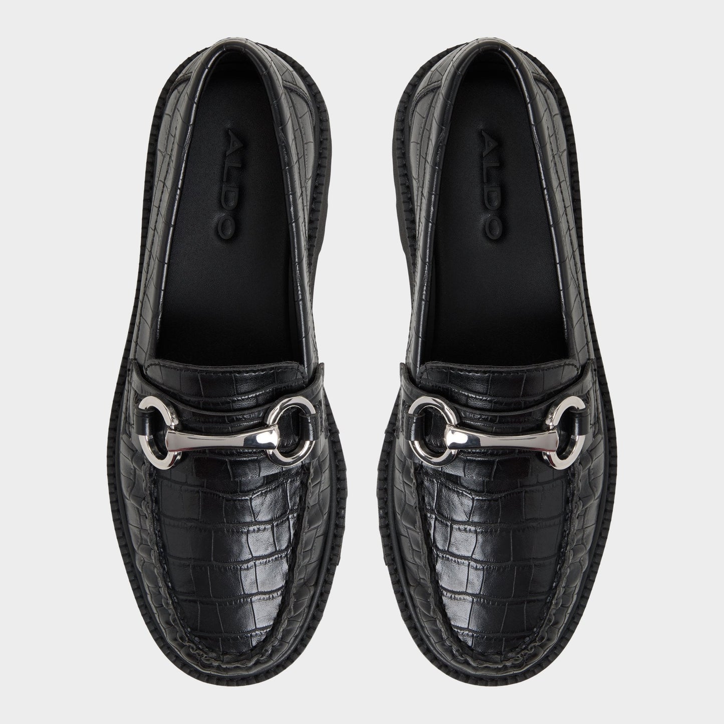 Danrose Black Women's Loafers & Oxfords - Loafer, Lug sole | Aldo New
