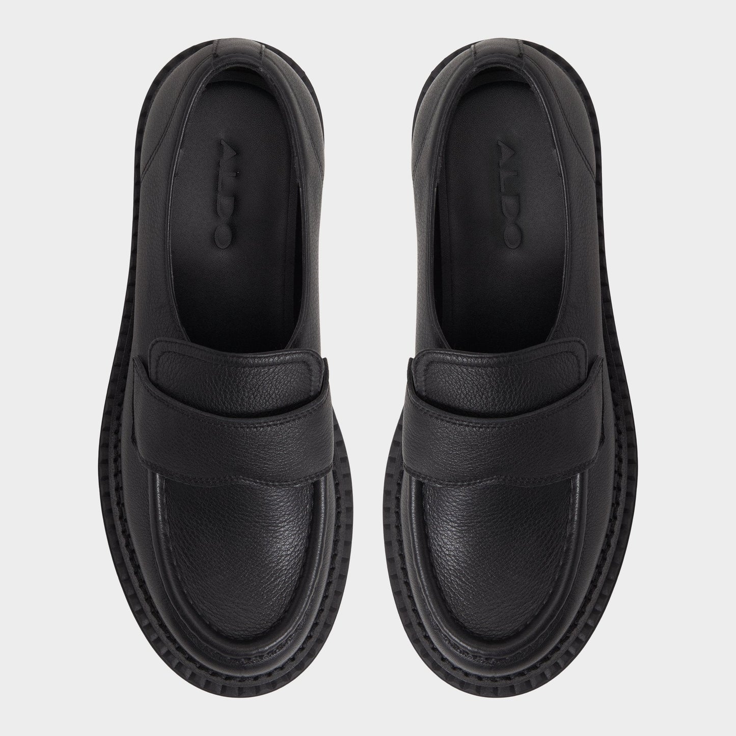 Miravella in Black - Loafer, Lug sole | Aldo Premium