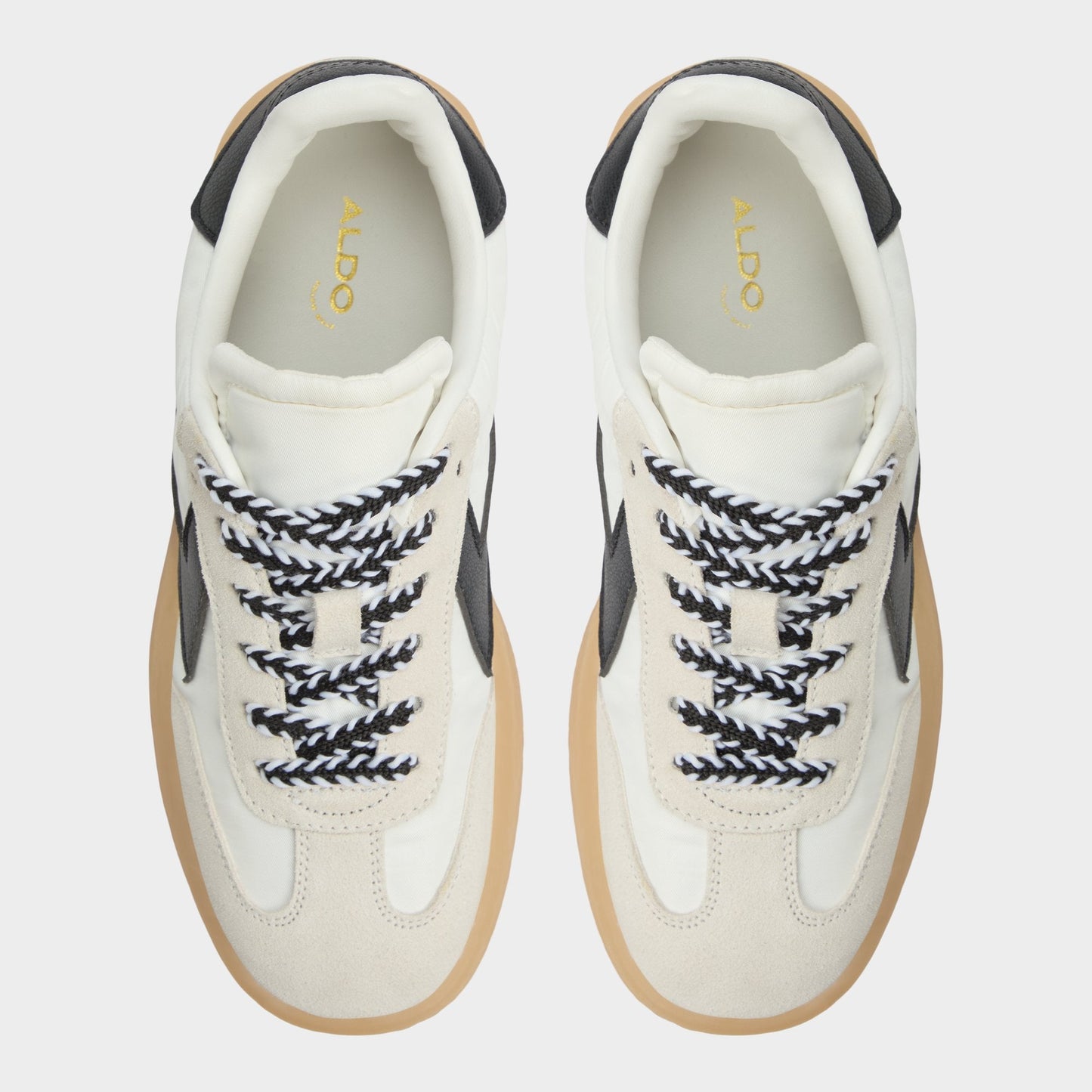 Retrostep White/Black Women's Low top sneakers - Low top sneaker, Jogger sole | Aldo New