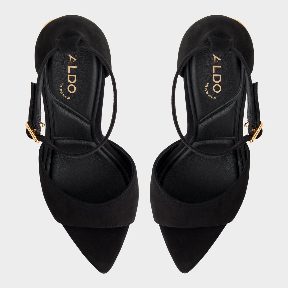 Medeza in Black - Strappy heeled sandal | Aldo Signature