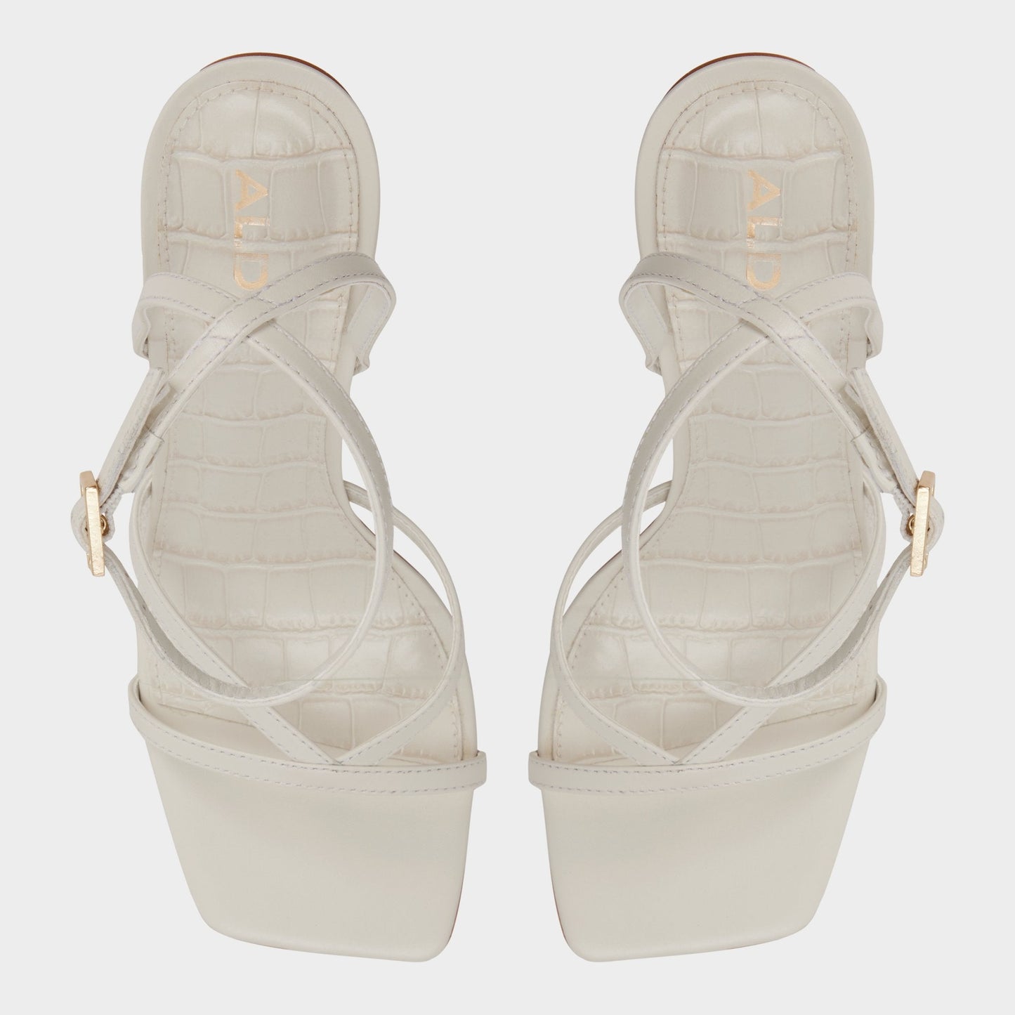 Beachglass in White Bone - Strappy heeled sandal | Aldo Best Seller