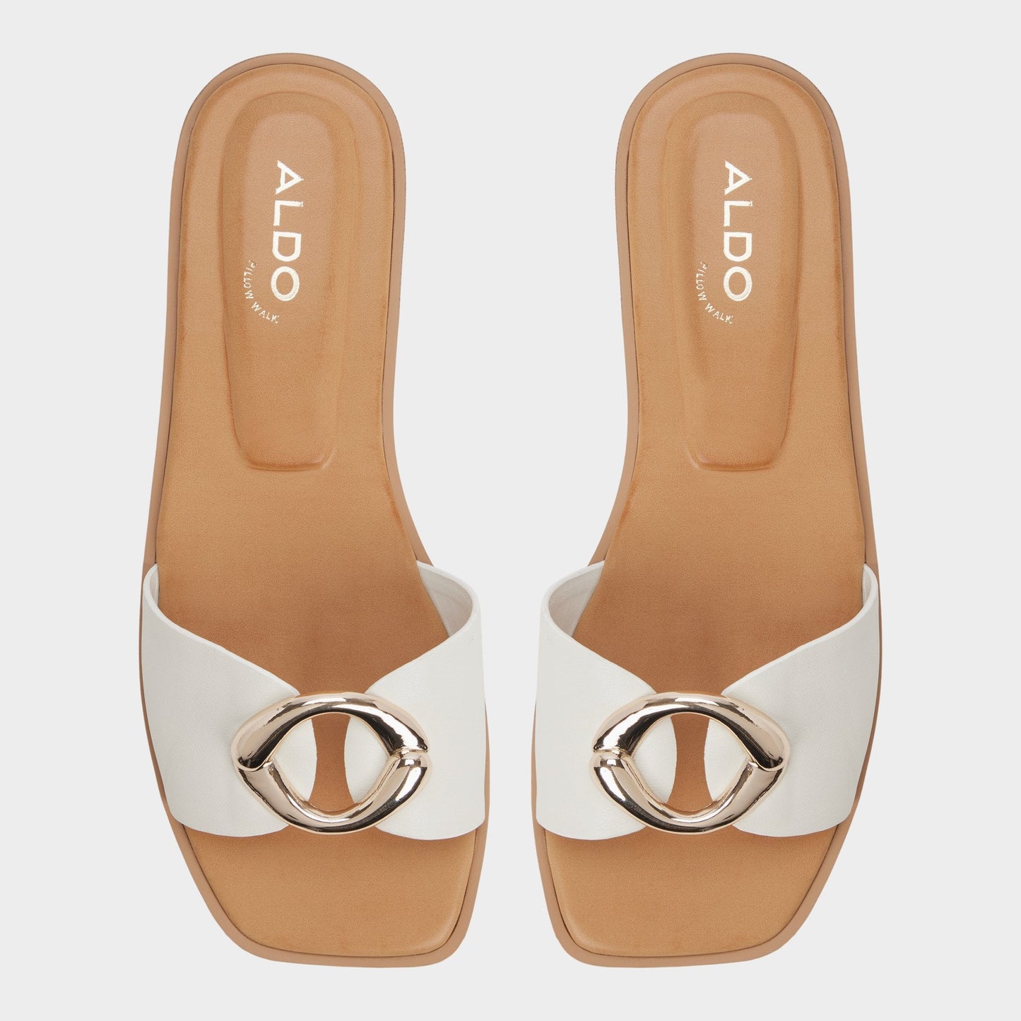 Biggin in White Bone - Slide sandal | Aldo Essential