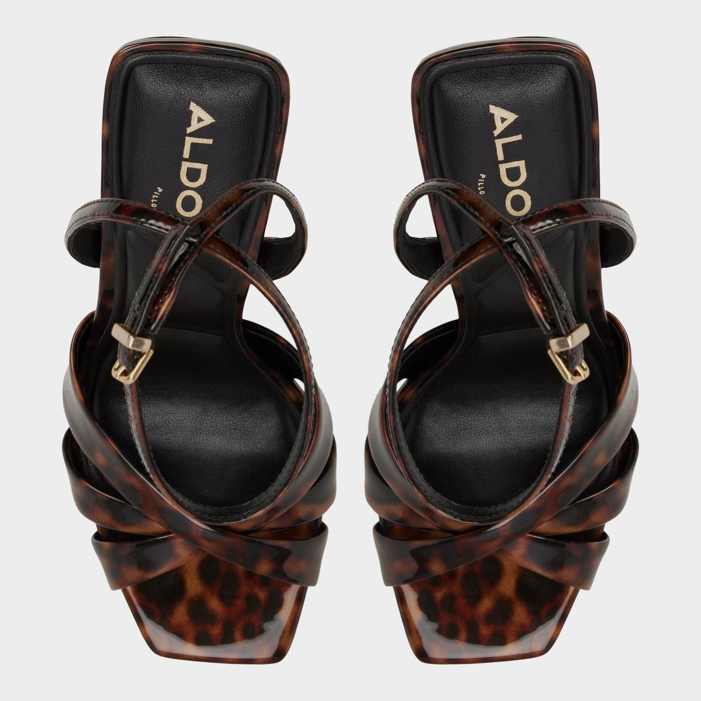 Meteora in Open Brown - Strappy heeled sandal, Stiletto heel | Aldo Trending