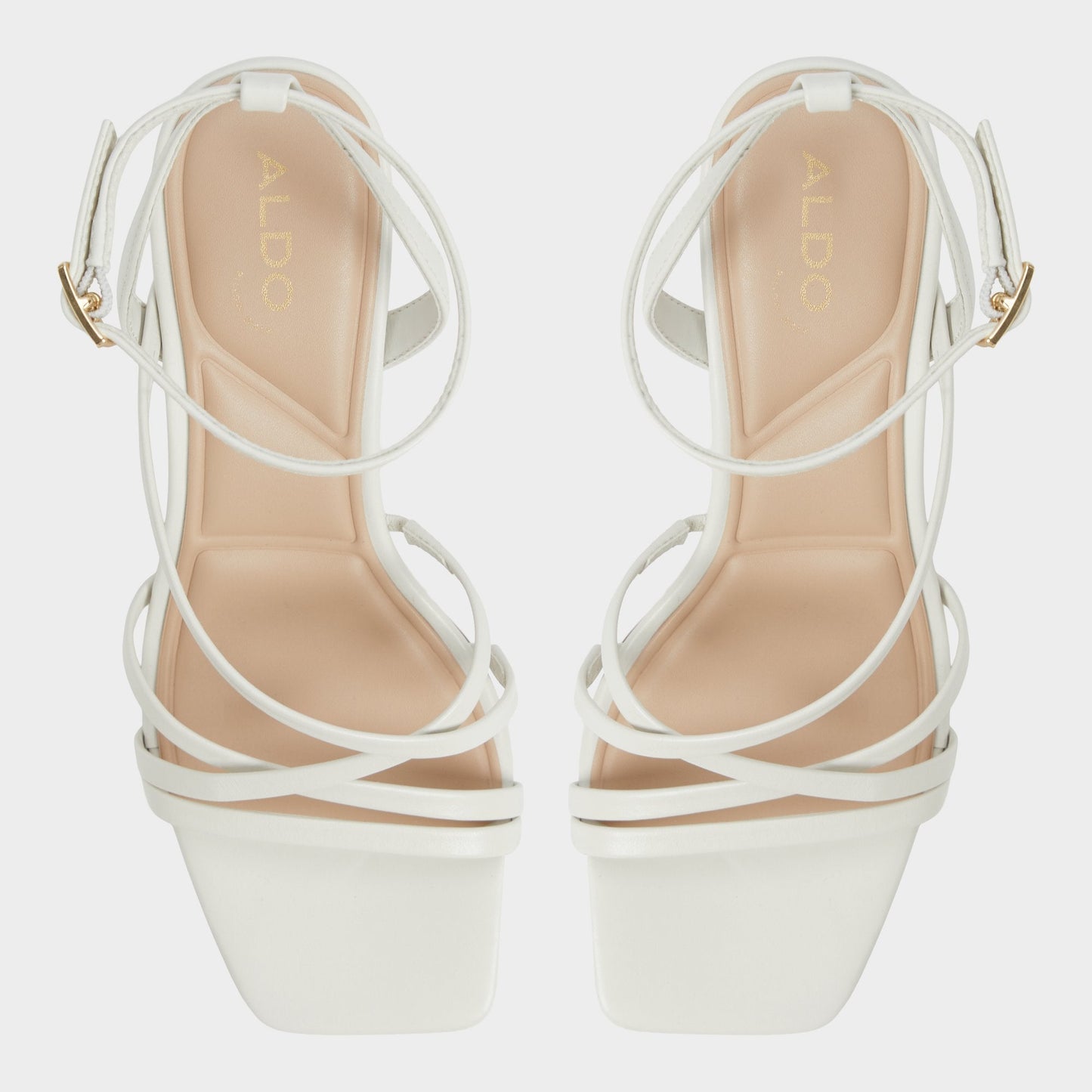 Esther Other White Women's Block heels - Strappy heeled sandal, Block heel | Aldo Signature