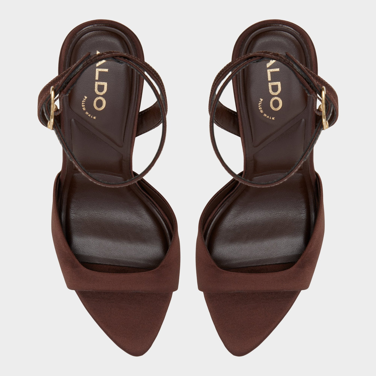 Forevermore in Dark Brown 14154135 - Strappy heeled sandal, Stiletto heel | Aldo Popular