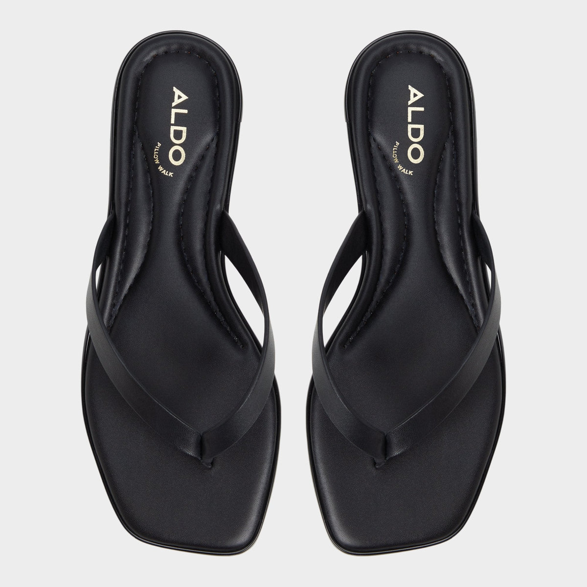 Theao Black Women's Flats - Flip flop | Aldo Best Seller
