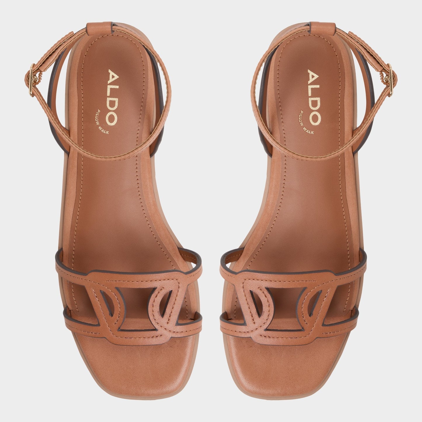Greengrove Medium Brown Women's Flats - Flat sandal | Aldo Exclusive