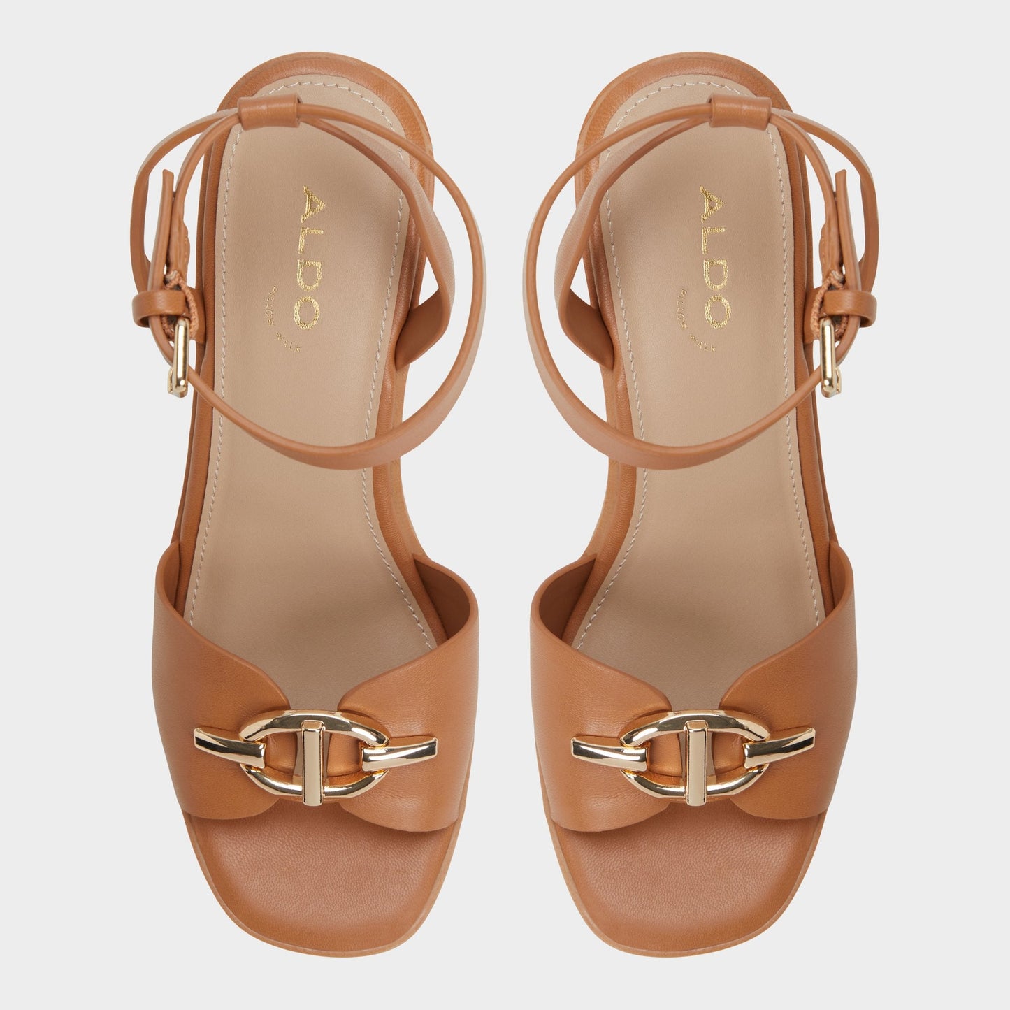 Ybylin Medium Brown Women's Wedges - Wedge sandal, Wedge heel | Aldo New