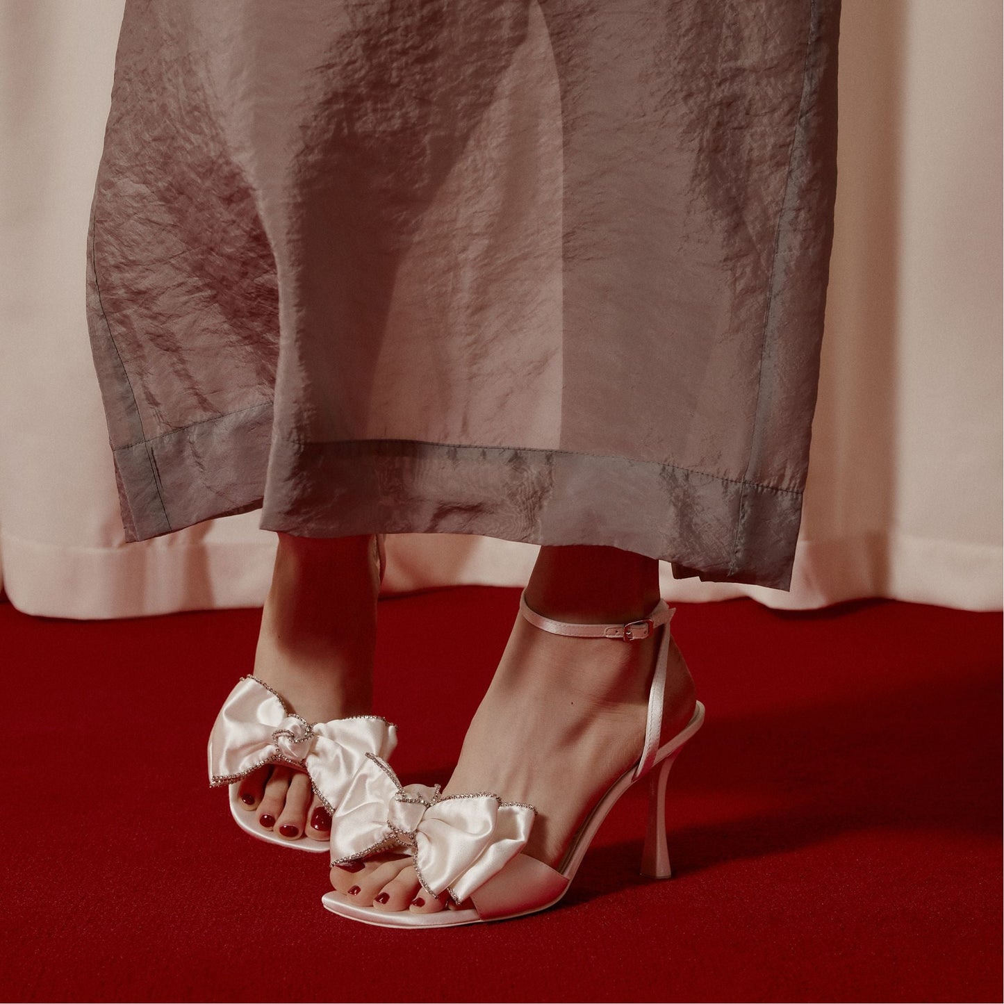 Tinsel in Other White - Strappy heeled sandal, Stiletto heel | Aldo Popular