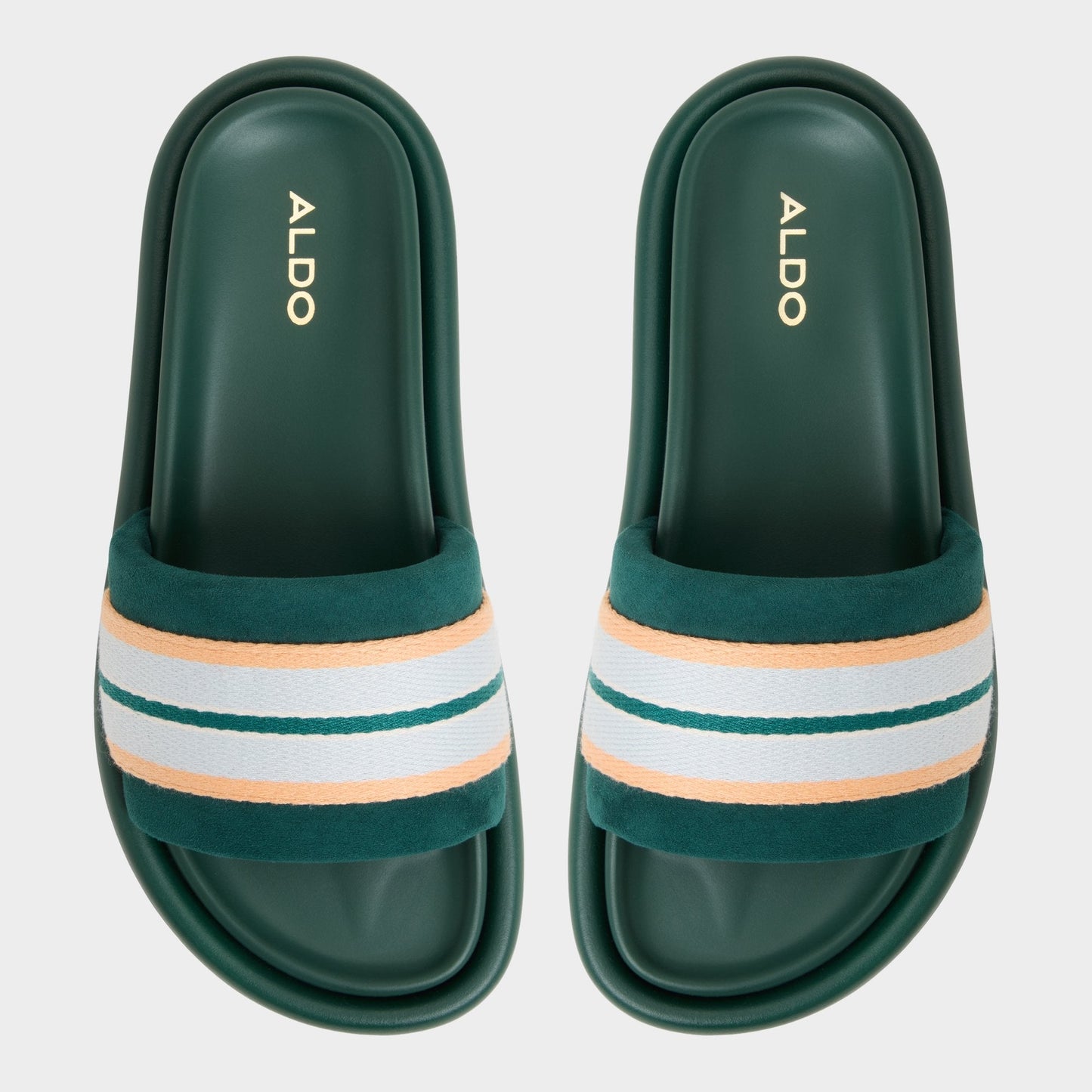 Nydelagan in Open Green - , Footbed sandal | Aldo Essential