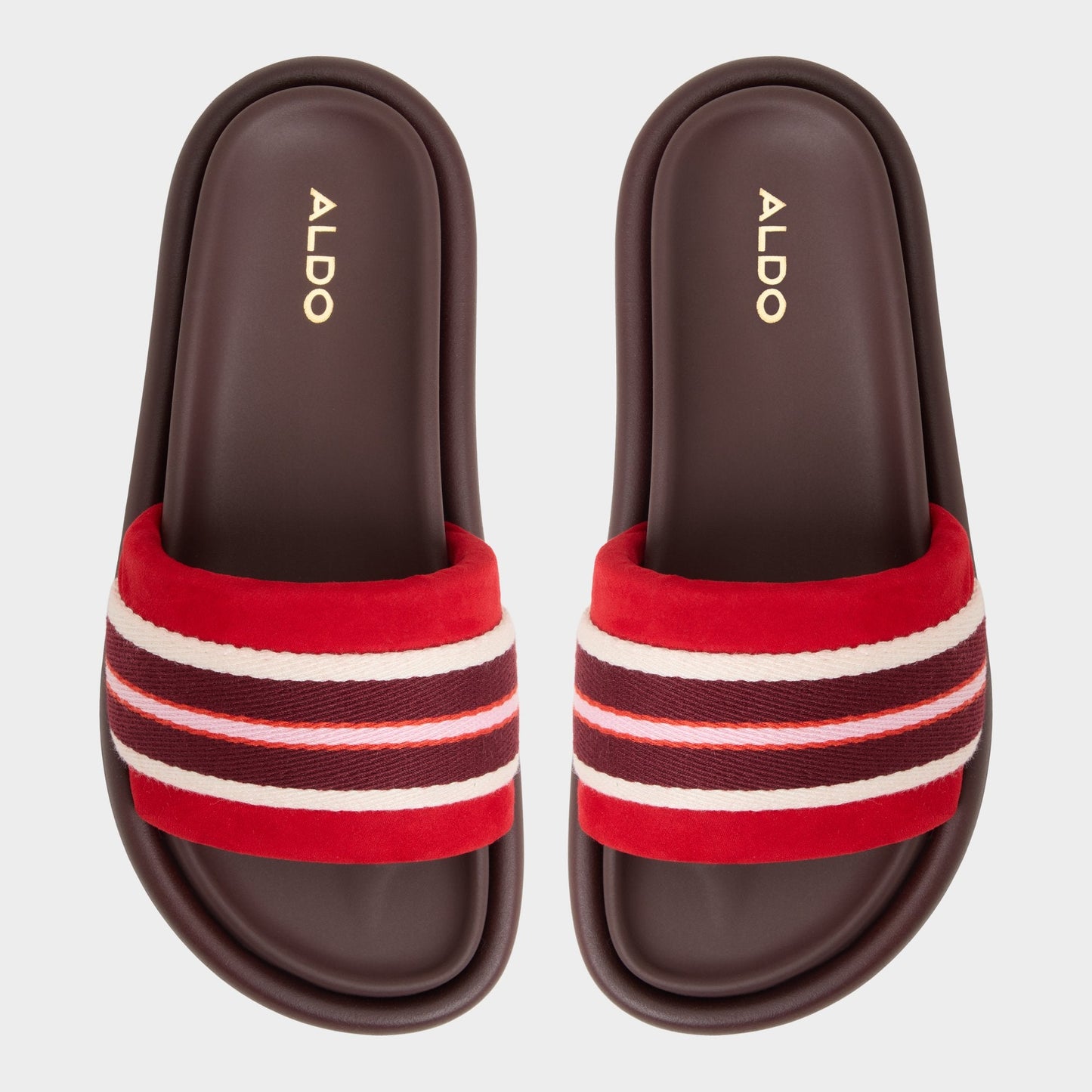 Nydelagan in Open Red - , Footbed sandal | Aldo Featured