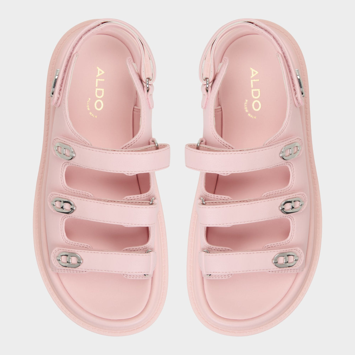 Halendar Light Pink Women's Footbed sandals - Footbed sandal, Footbed sandal | Aldo Premium