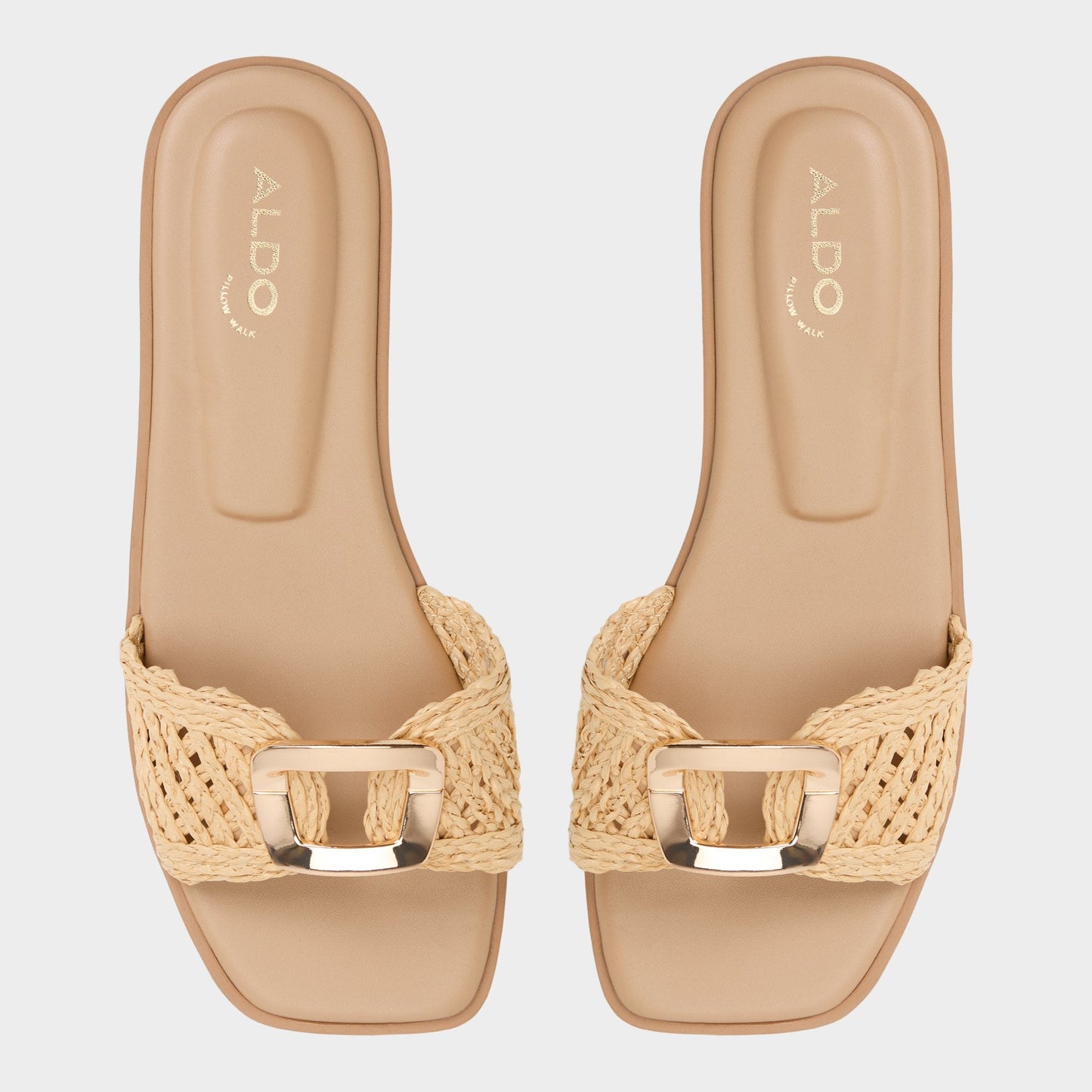 Tidella Natural Women's Flats - Slide sandal | Aldo New