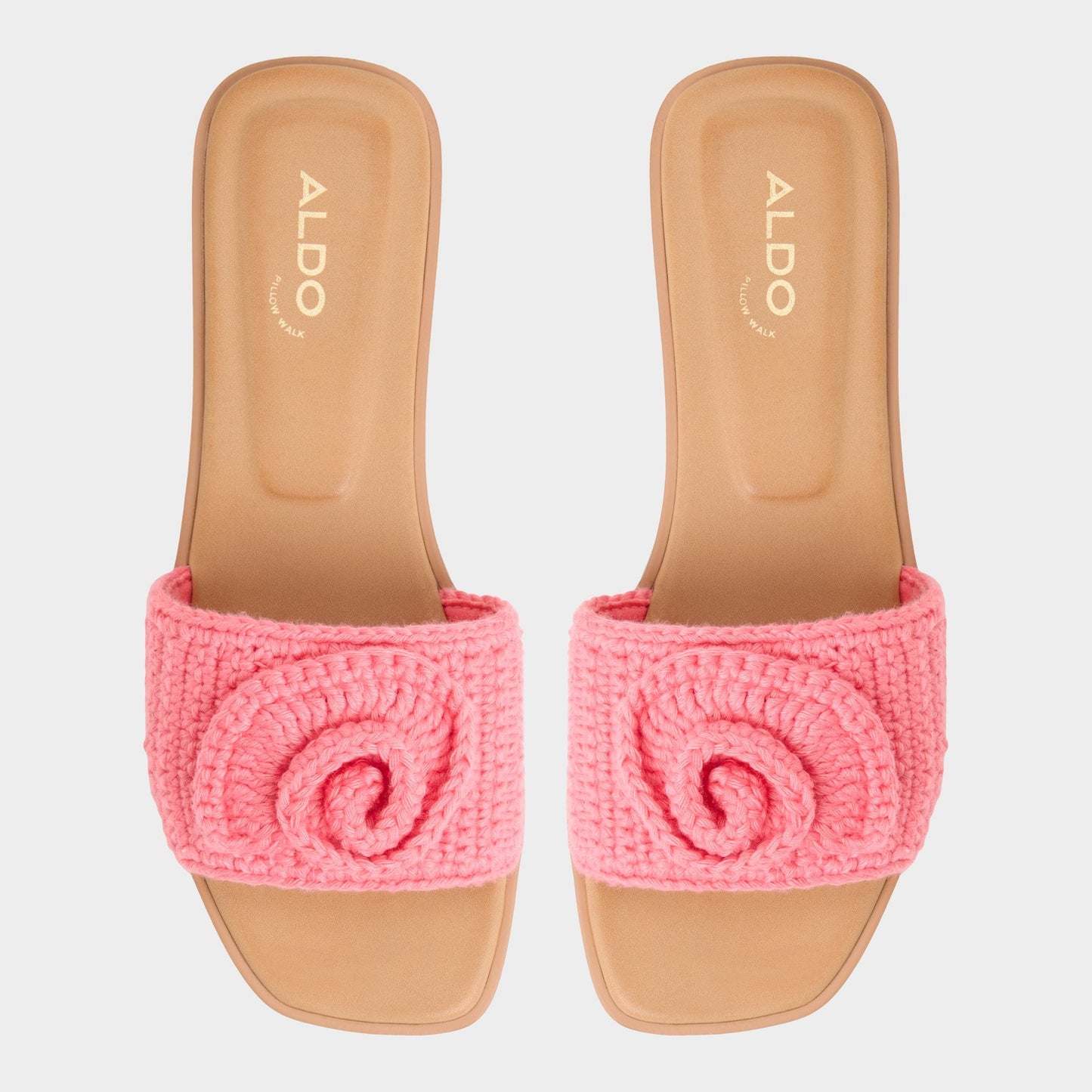 Sabbia Medium Pink Women's Flats - Slide sandal | Aldo Popular