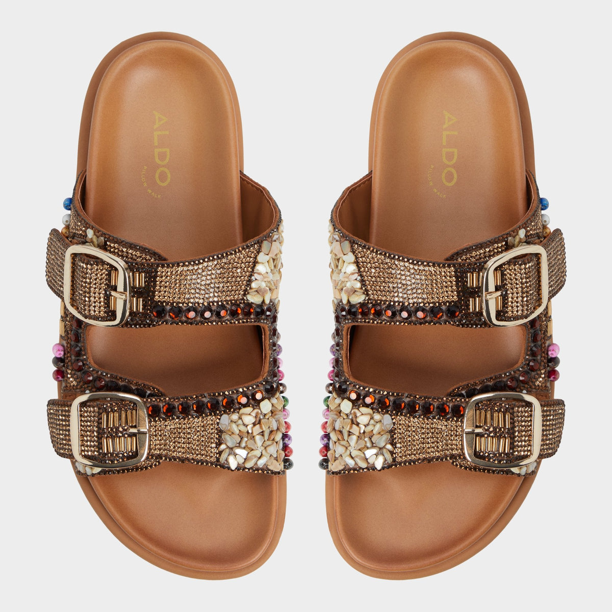 Bohochic Open Brown Women's Footbed sandals - Footbed sandal | Aldo Best Seller
