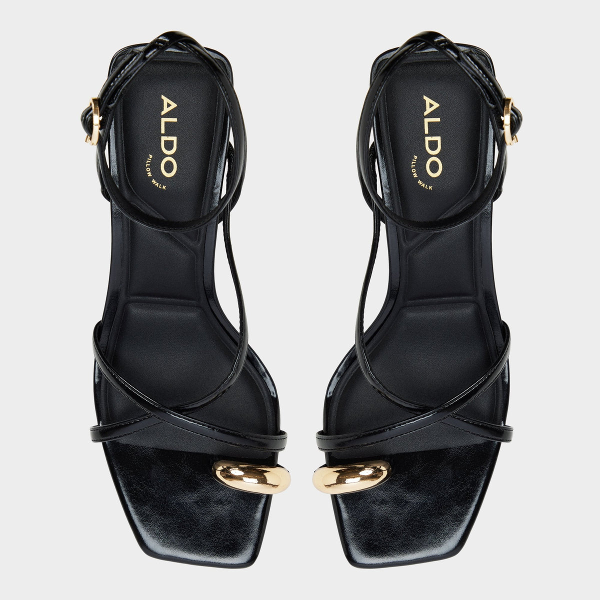 Elodiah Black Women's Travel essentials - Strappy heeled sandal, Stiletto heel | Aldo Trending