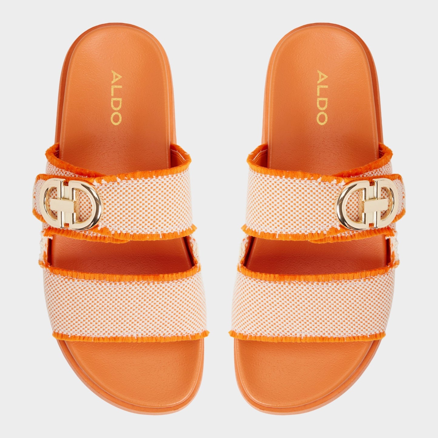 Daisymae Orange Women's Footbed sandals - | Aldo Best Seller