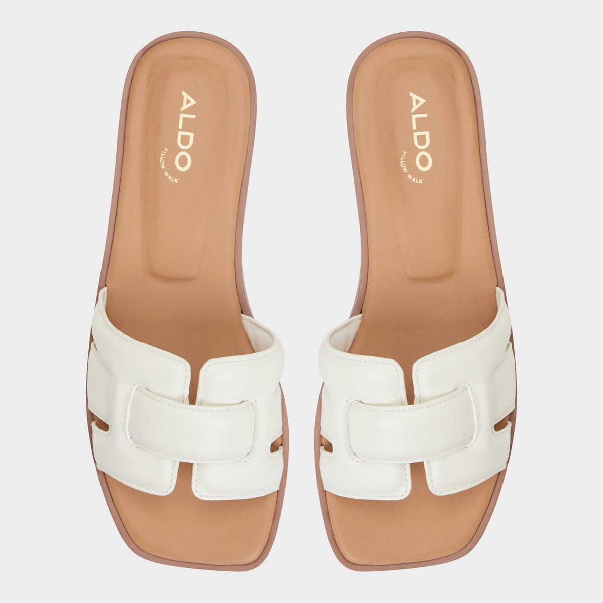 Eleny White Women's Flats - Slide sandal | Aldo Featured