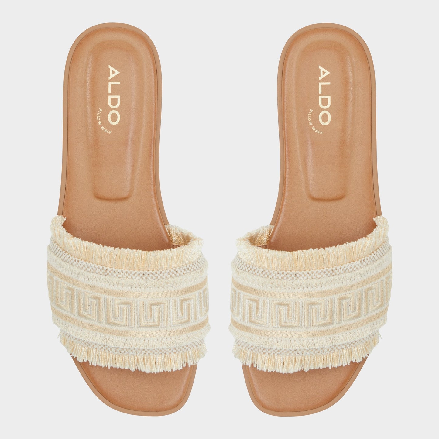 Nalani Gold Women's Flats - Slide sandal | Aldo Signature