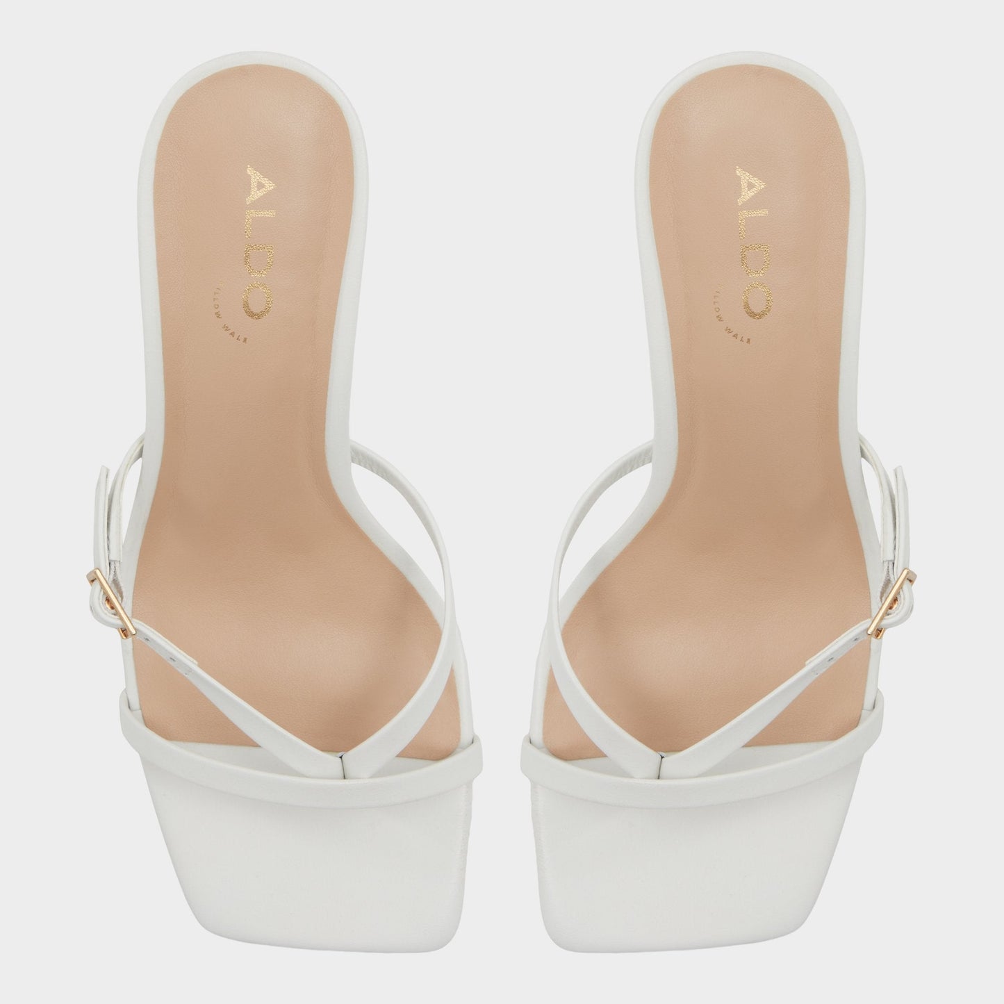 Gannever White/Bone Women's Heeled sandals - | Aldo Best Seller