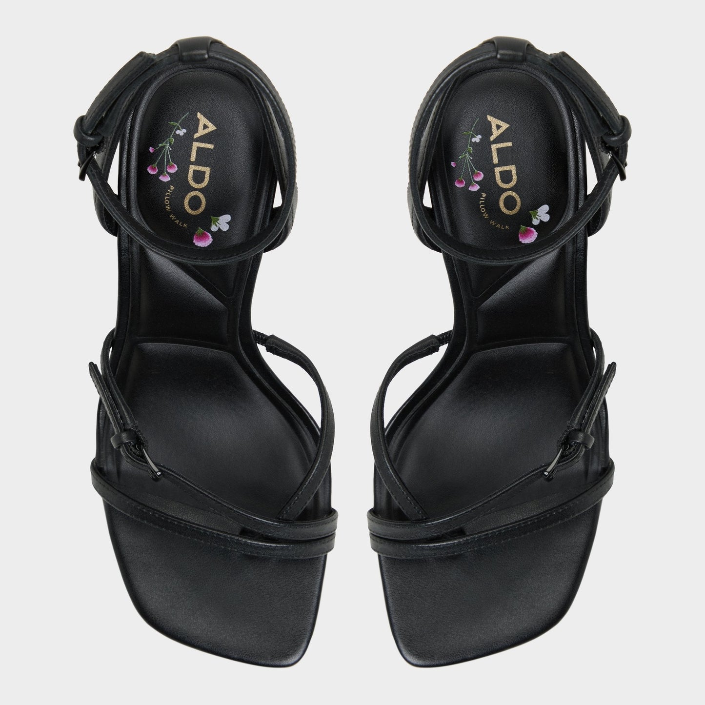 Conney Black Women's Heeled sandals - Strappy heeled sandal, Stiletto heel | Aldo Classic