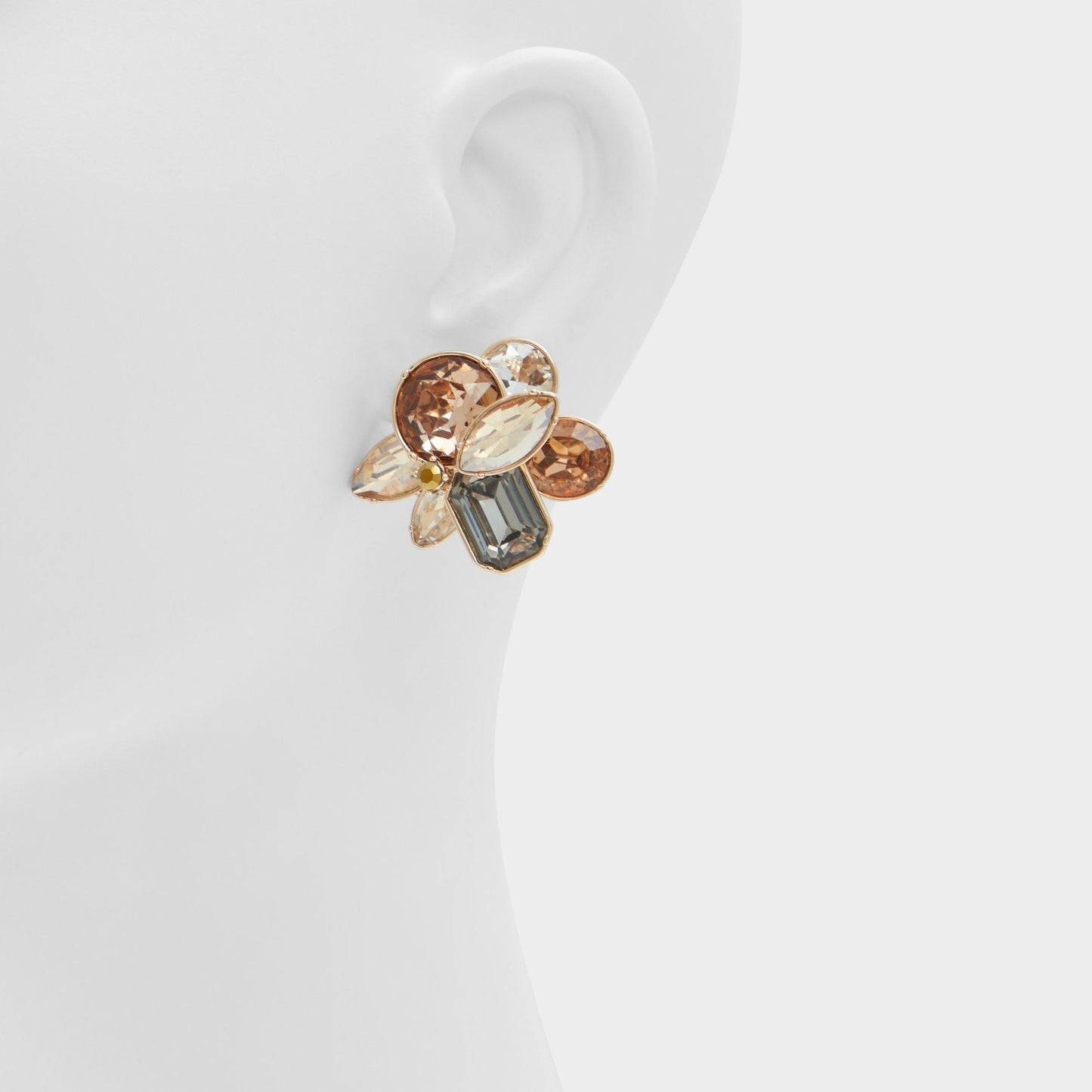 Brocla Light Brown Women's Earrings - Button earrings | Aldo New